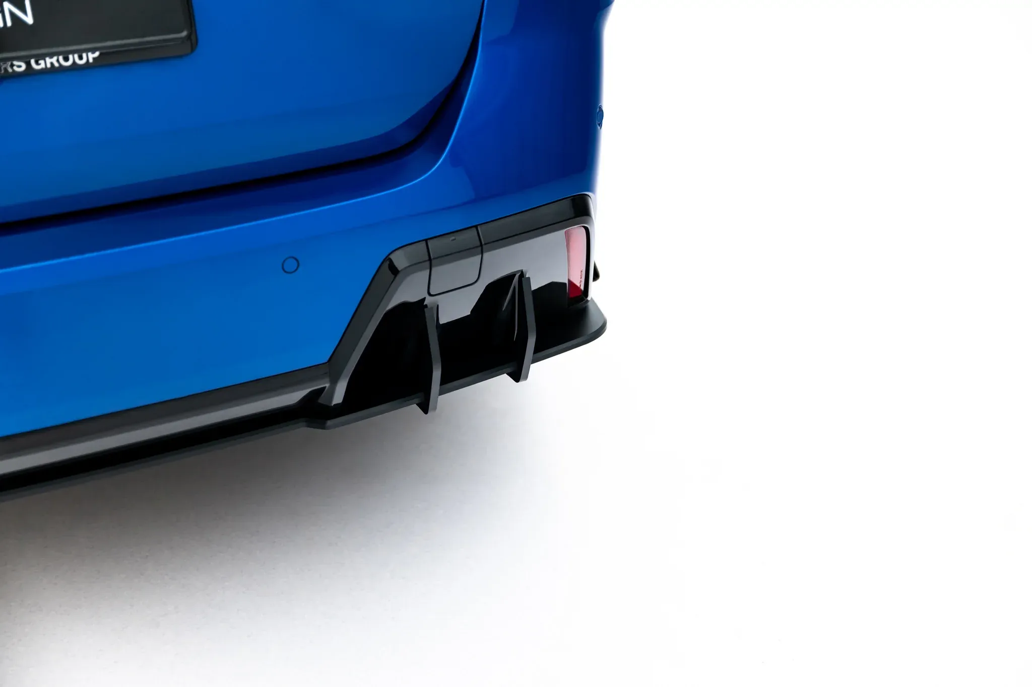 Diffuser + Flopper BMW 2 Gran Coupe (F74) M-Pack 2024->| Street Pro Black Edition – bilde 7