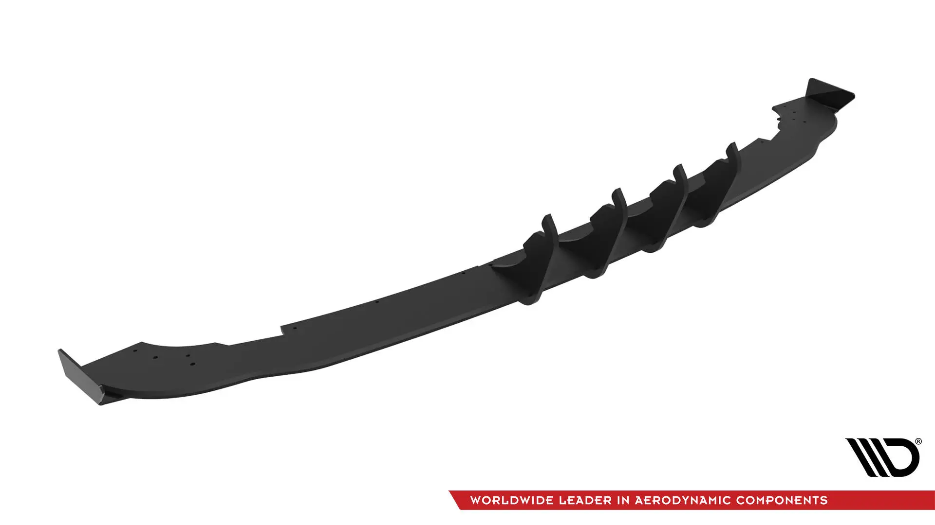 Diffuser + flopper Mercedes-Benz A (W176) AMG-Line facelift 2015 - 2018 | Street Pro Black Edition – bilde 5