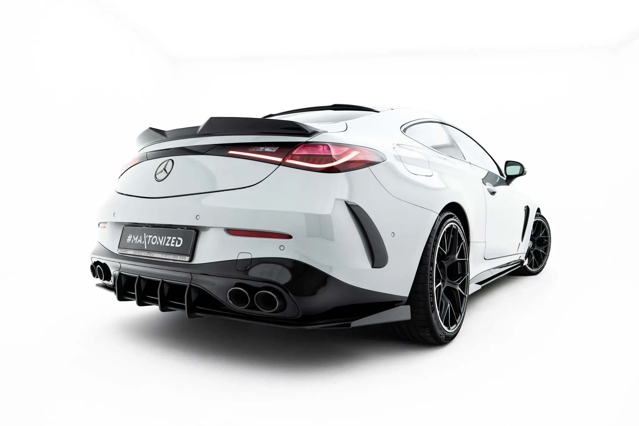 Diffuser + Flopper Mercedes-Benz AMG Cle 53 Aero (C236) 2023 -> | Street Pro Black Edition