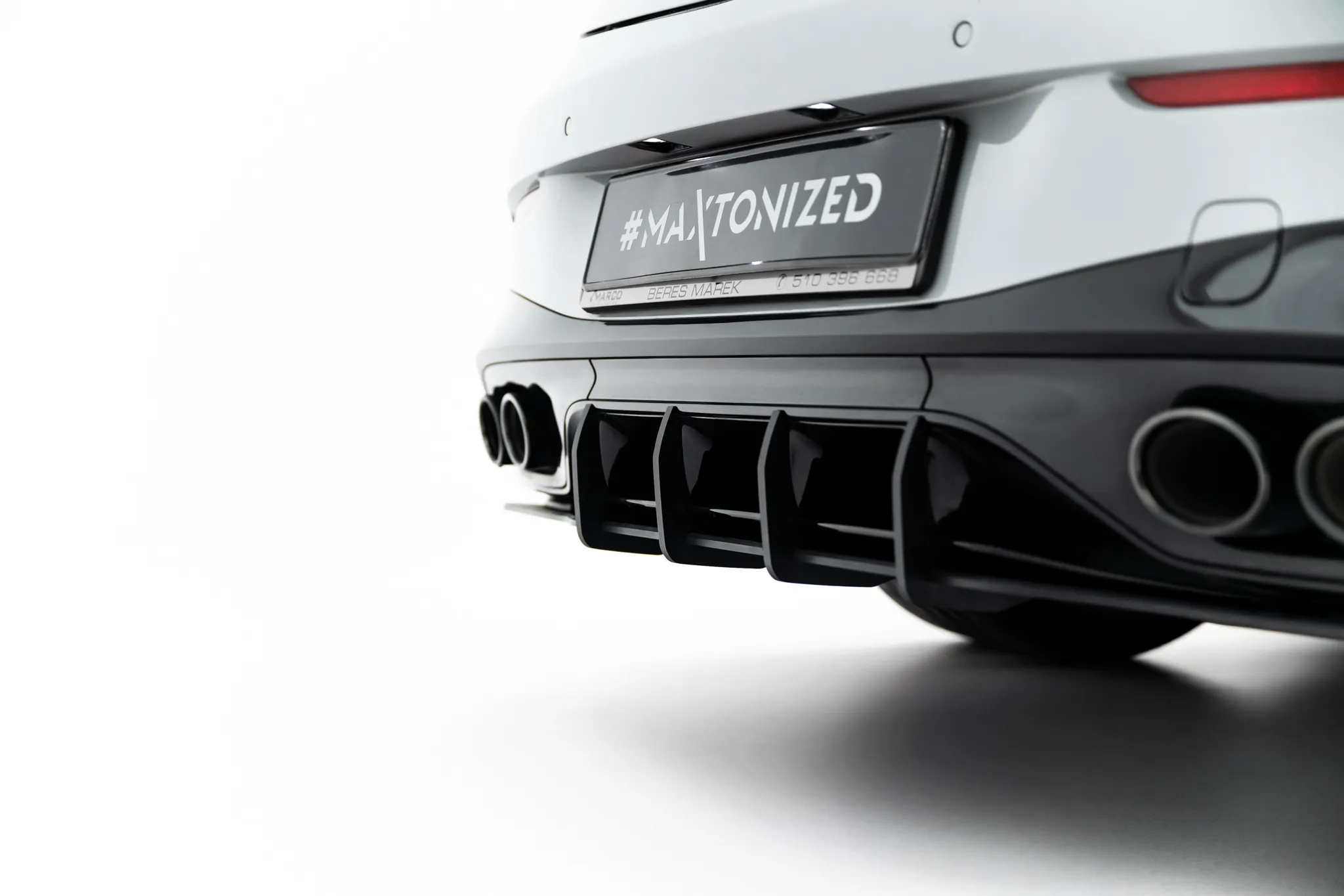 Diffuser + Flopper Mercedes-Benz AMG Cle 53 Aero (C236) 2023 -> | Street Pro Black Edition – bilde 2