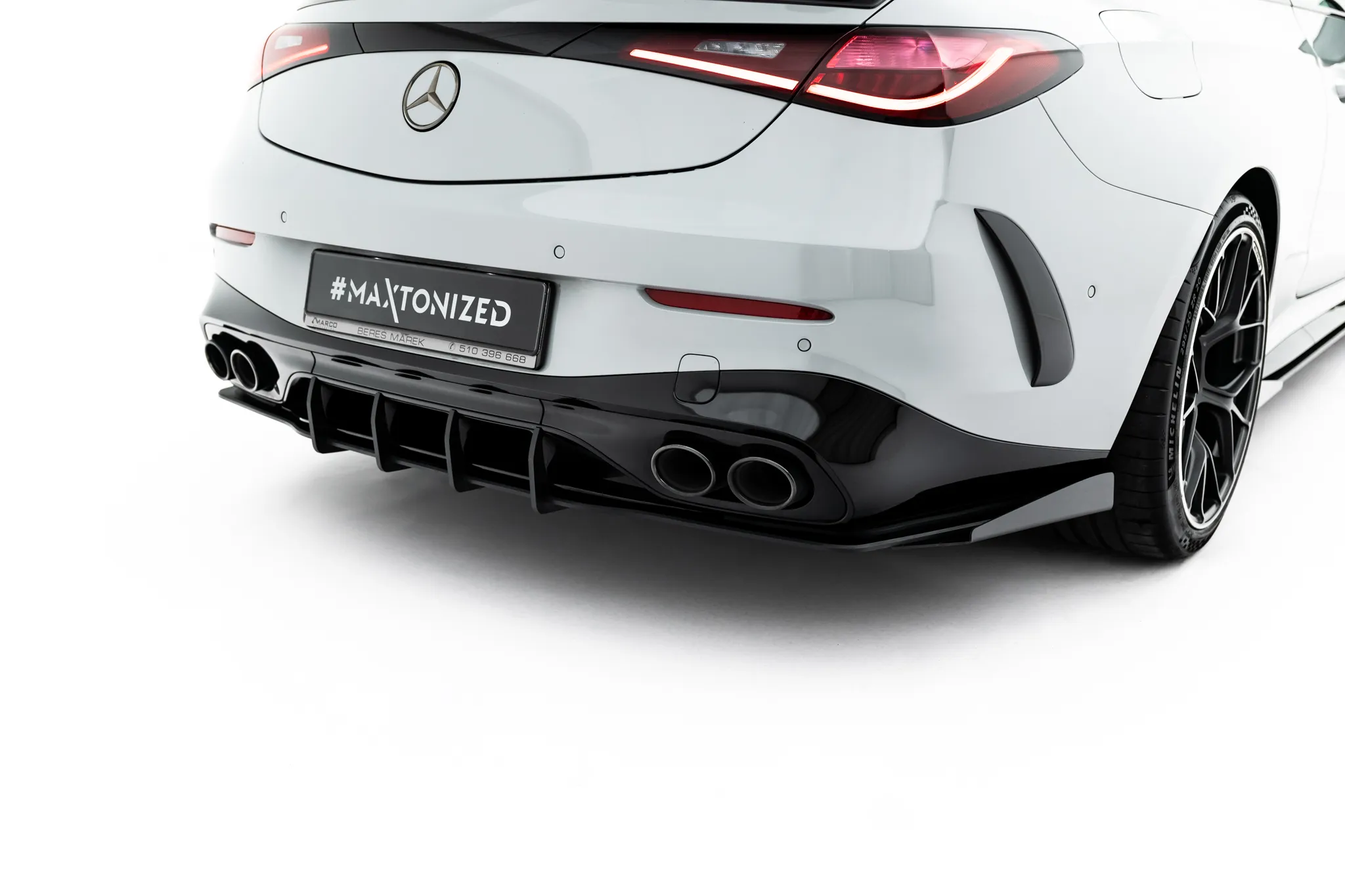 Diffuser + Flopper Mercedes-Benz AMG Cle 53 Aero (C236) 2023 -> | Street Pro Black Edition – bilde 5
