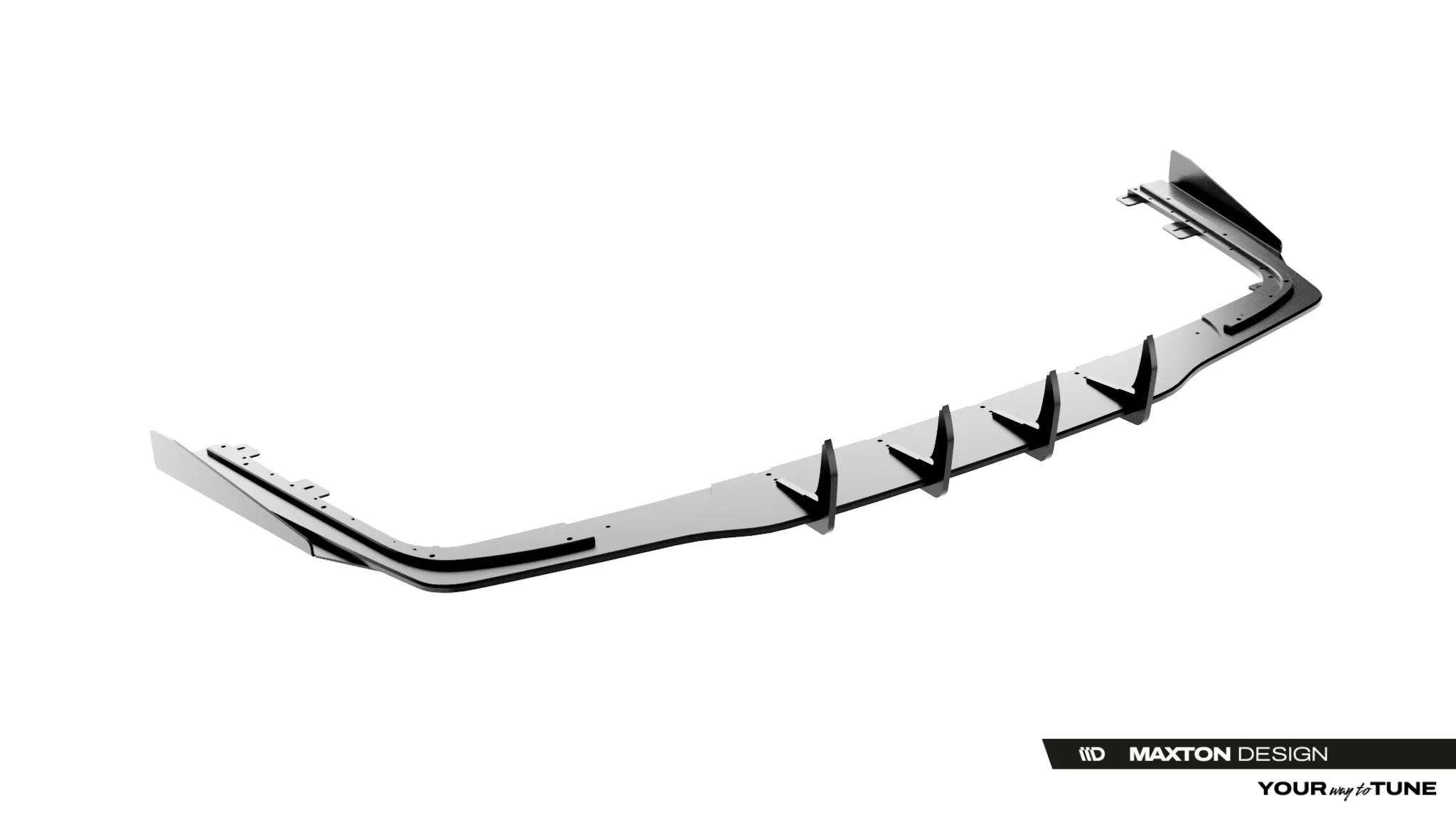 Diffuser + Flopper Mercedes-Benz AMG Cle 53 Aero (C236) 2023 -> | Street Pro Black Edition – bilde 6