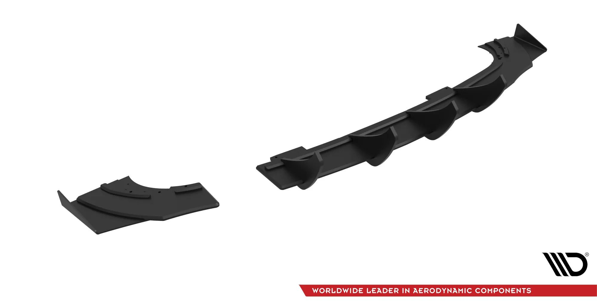 Diffuser + Flopper Opel Astra Gtc OPC-Line J 2011-2018 | Street Pro Black Edition