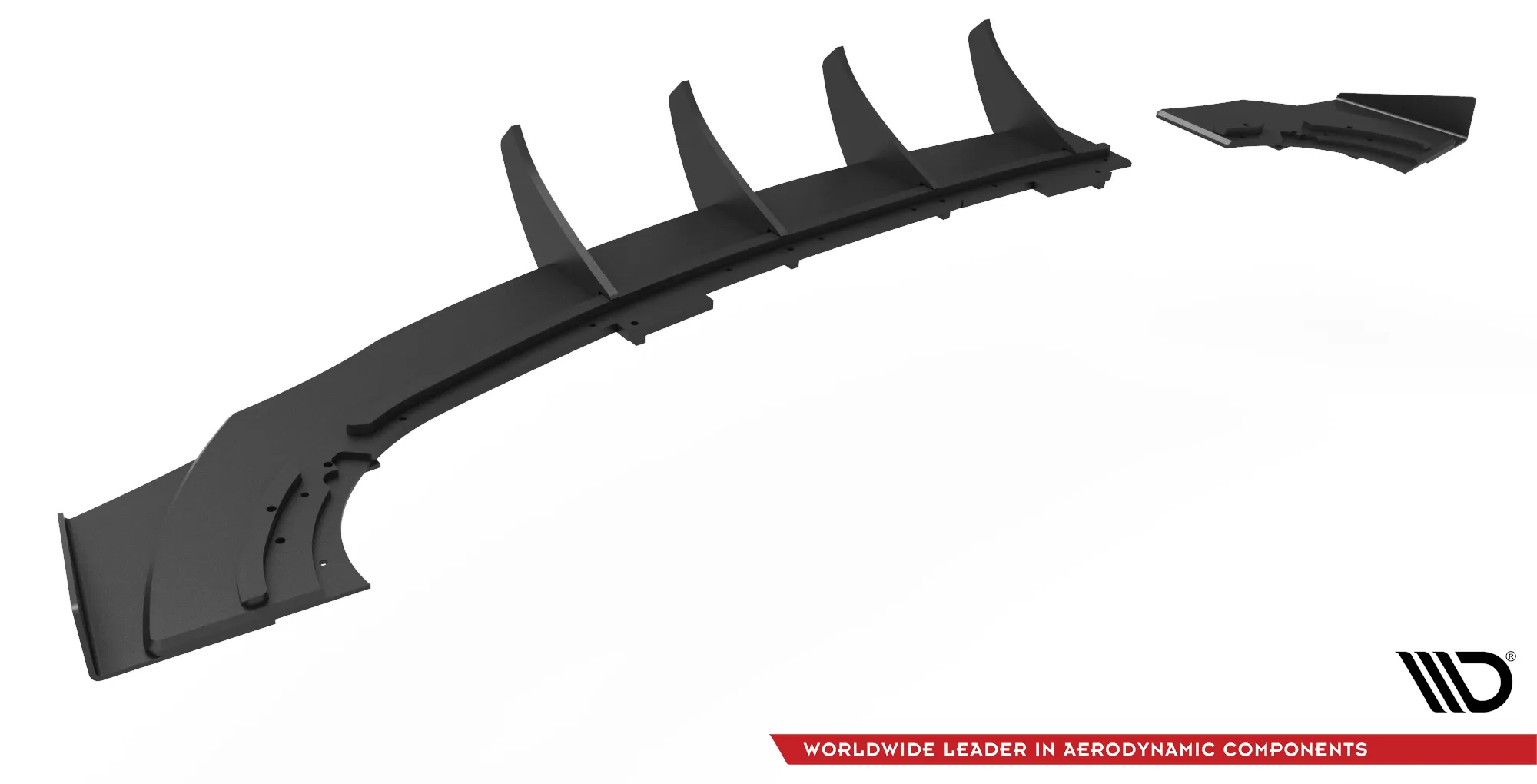 Diffuser + Flopper Opel Astra Gtc OPC-Line J 2011-2018 | Street Pro Black Edition – bilde 2
