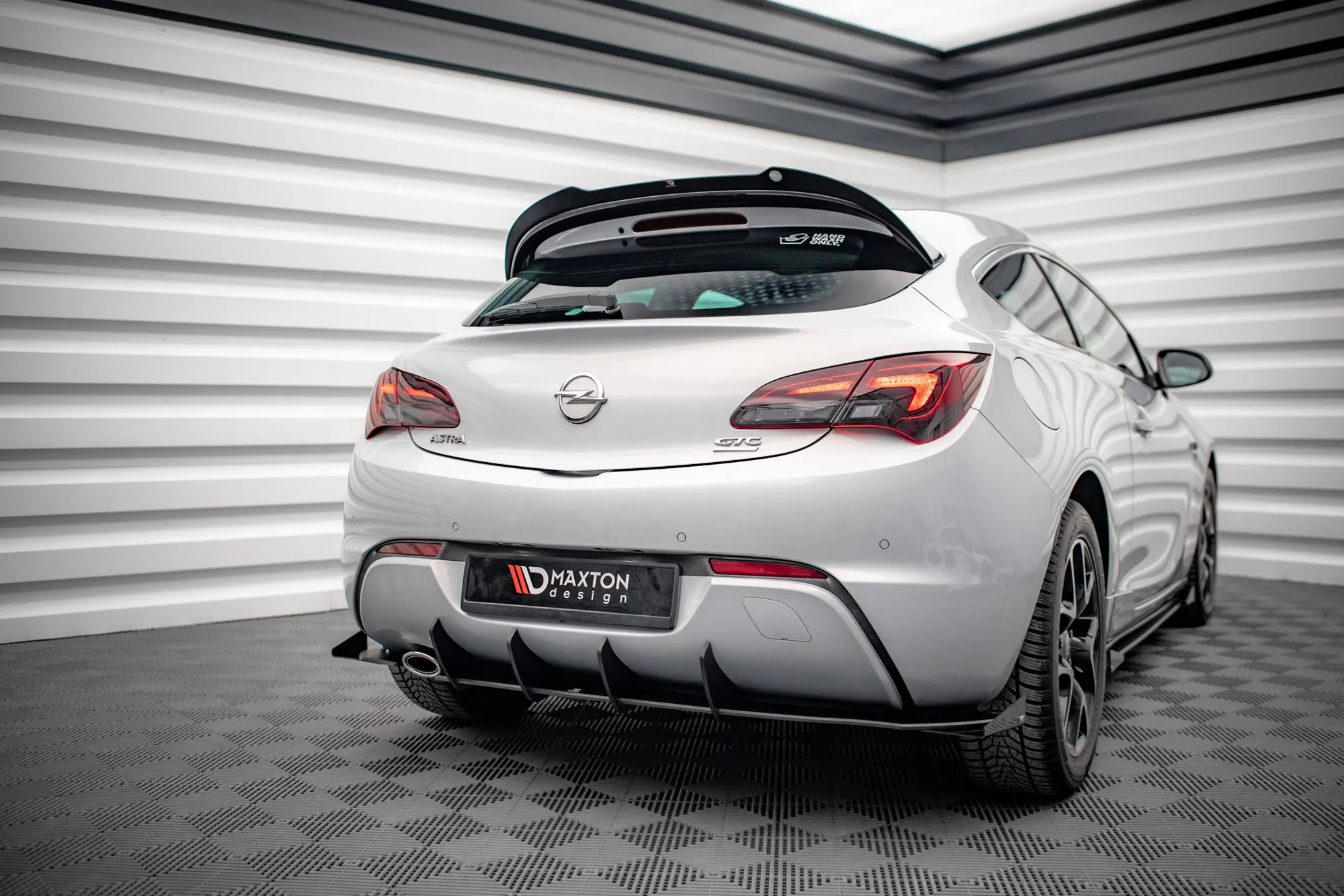Diffuser + Flopper Opel Astra Gtc OPC-Line J 2011-2018 | Street Pro Black Edition – bilde 3