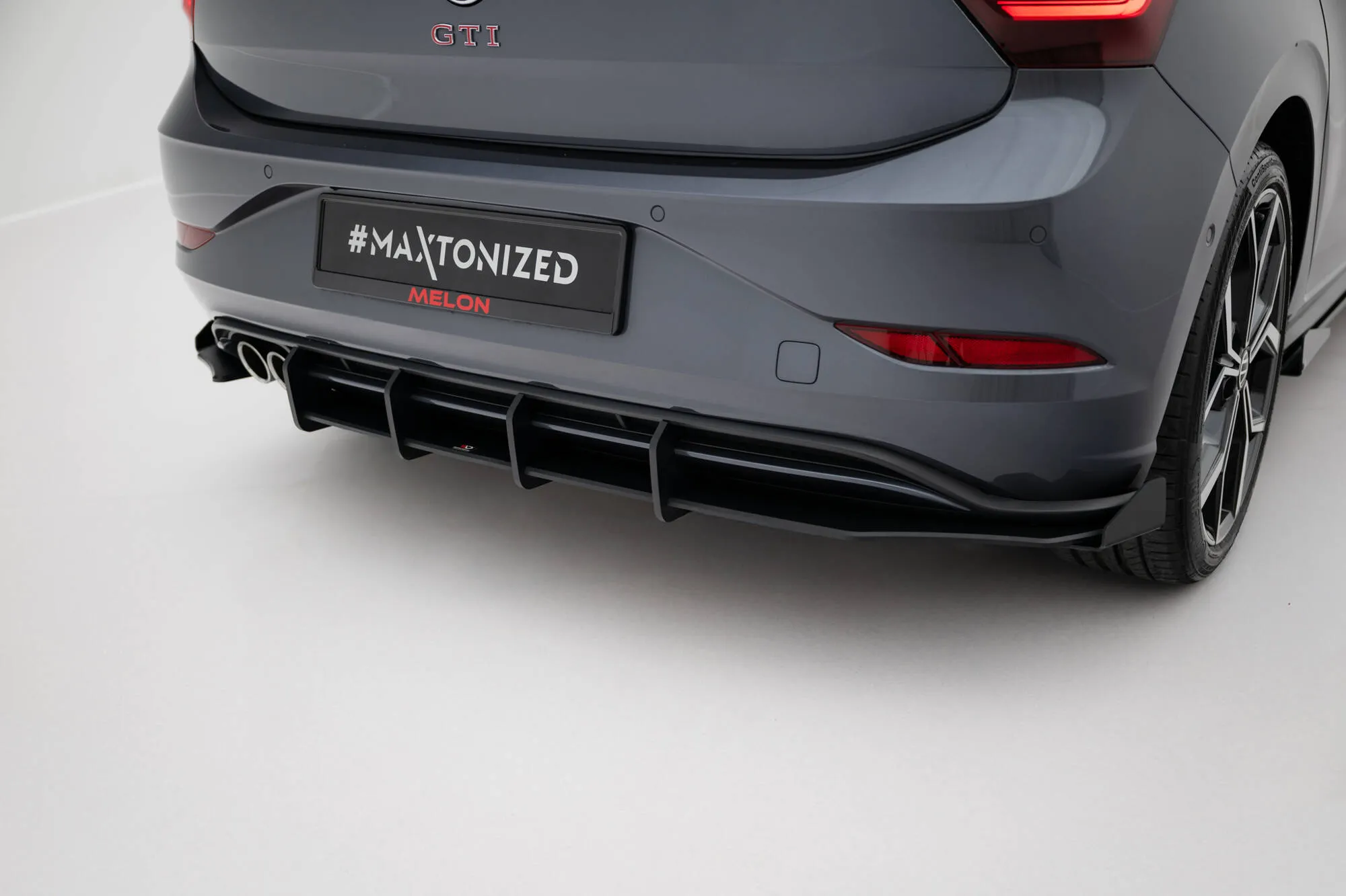 Diffuser + Flopper VW Polo GTI VI Facelift 2021 -> | Street Pro Black Edition – bilde 2