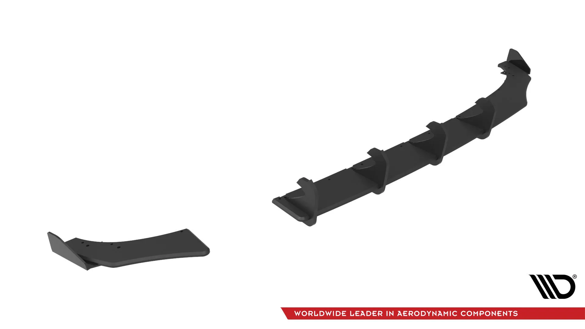 Diffuser + Flopper VW Polo GTI VI Facelift 2021 -> | Street Pro Black Edition – bilde 4