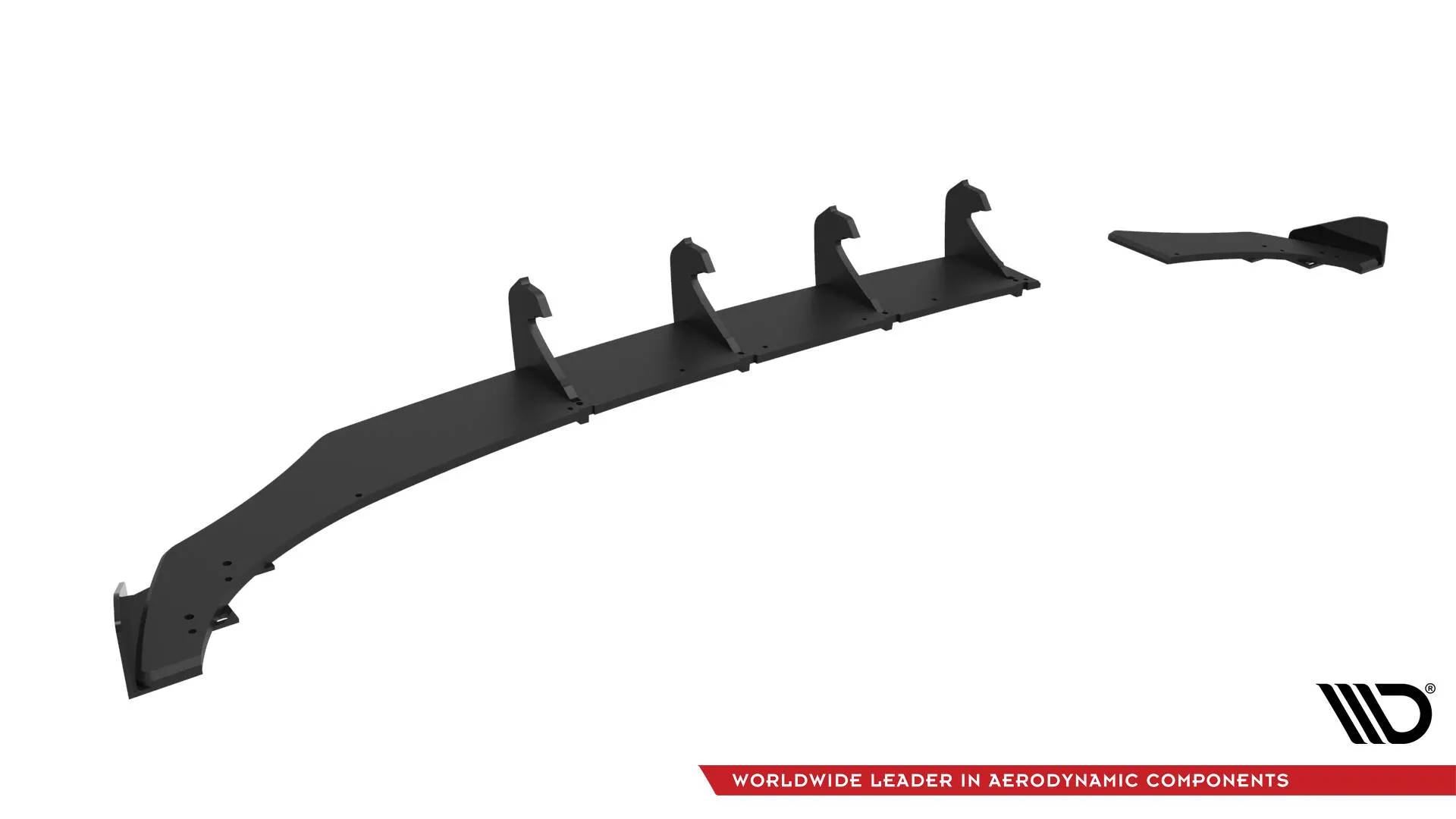 Diffuser + Flopper VW Polo GTI VI Facelift 2021 -> | Street Pro Black Edition – bilde 5