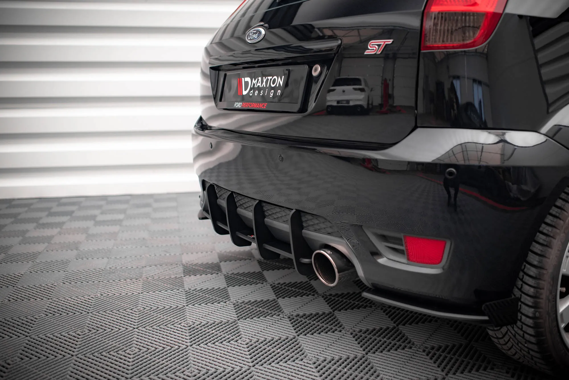 Diffuser Ford Fiesta Mk5 ST 2005 - 2008 | Street Pro Black Edition – bilde 3