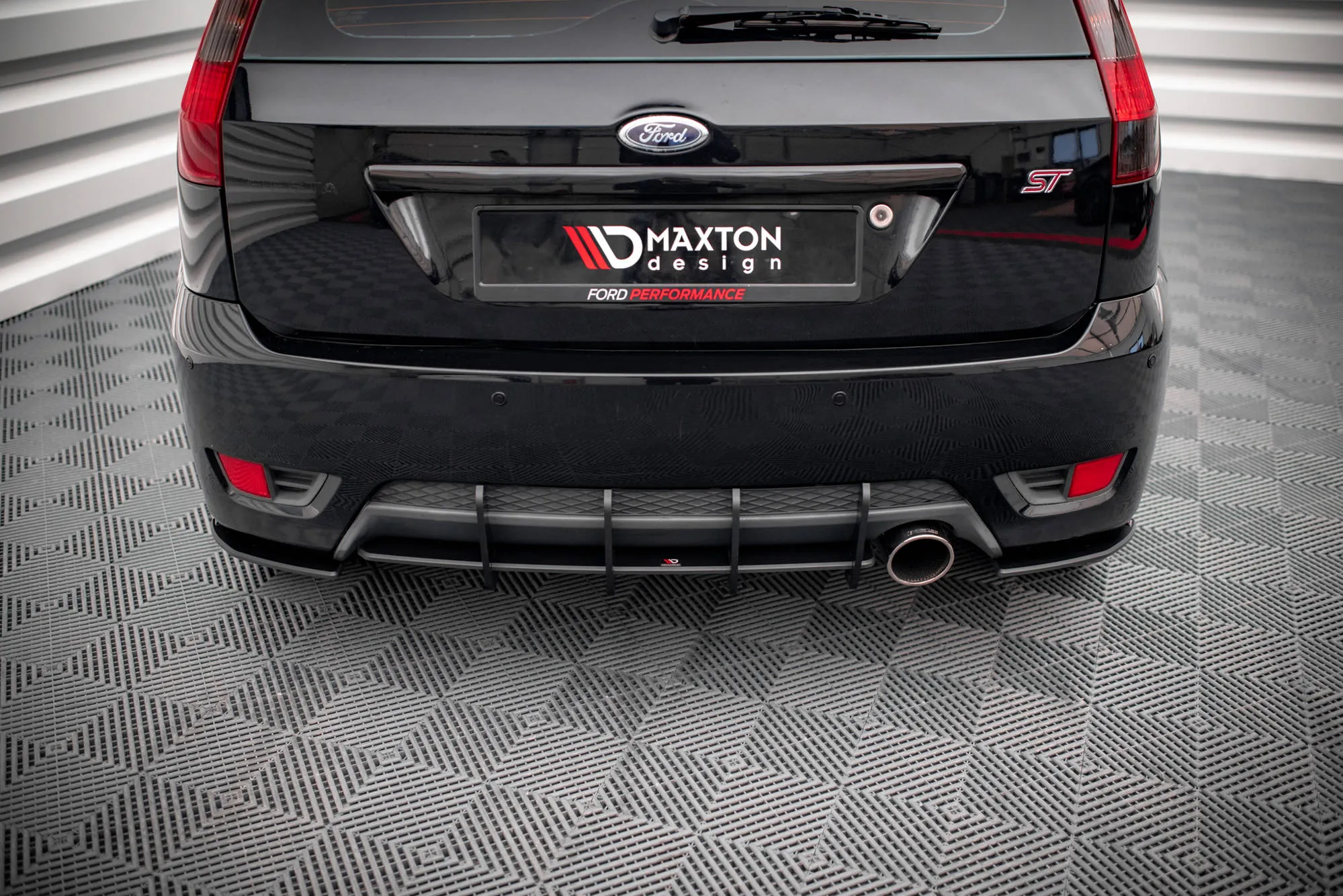 Diffuser Ford Fiesta Mk5 ST 2005 - 2008 | Street Pro Black Edition – bilde 4