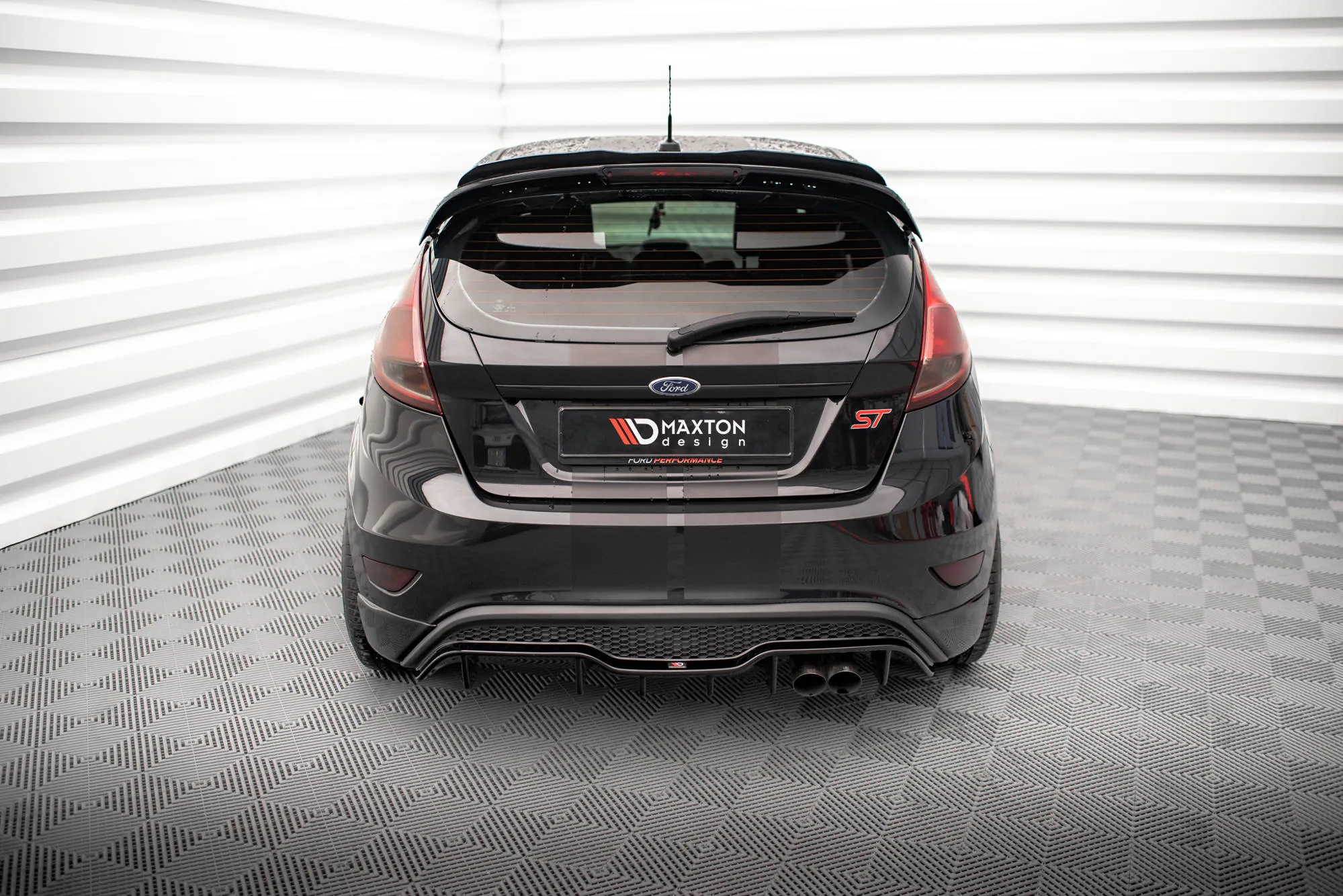 Diffuser Ford Fiesta ST (Mk7 Facelift) 2021-2023 | Glossy Black Edition – bilde 3