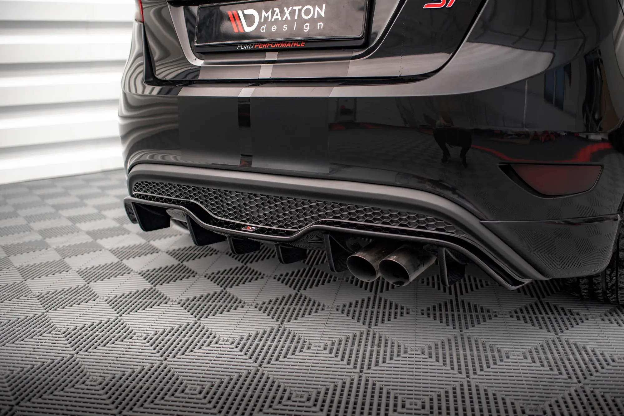 Diffuser Ford Fiesta ST (Mk7 Facelift) 2021-2023 | Glossy Black Edition – bilde 5