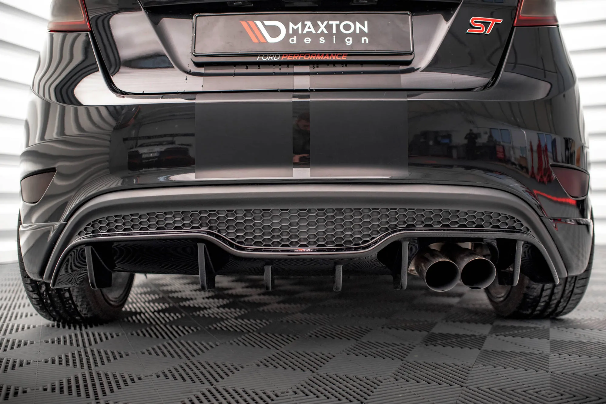 Diffuser Ford Fiesta ST (Mk7 Facelift) 2021-2023 | Glossy Black Edition – bilde 6