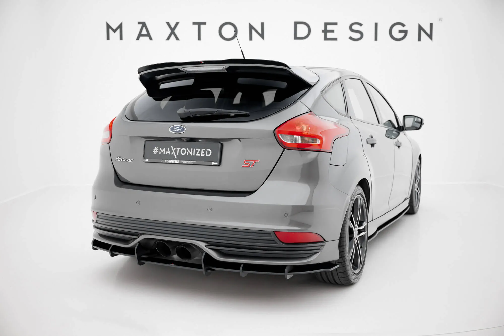 Diffuser Ford Focus ST III Facelift 2015 - 2018 | Street Pro Black Edition