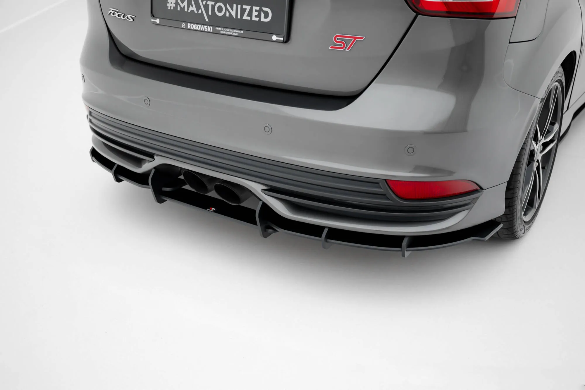 Diffuser Ford Focus ST III Facelift 2015 - 2018 | Street Pro Black Edition – bilde 2