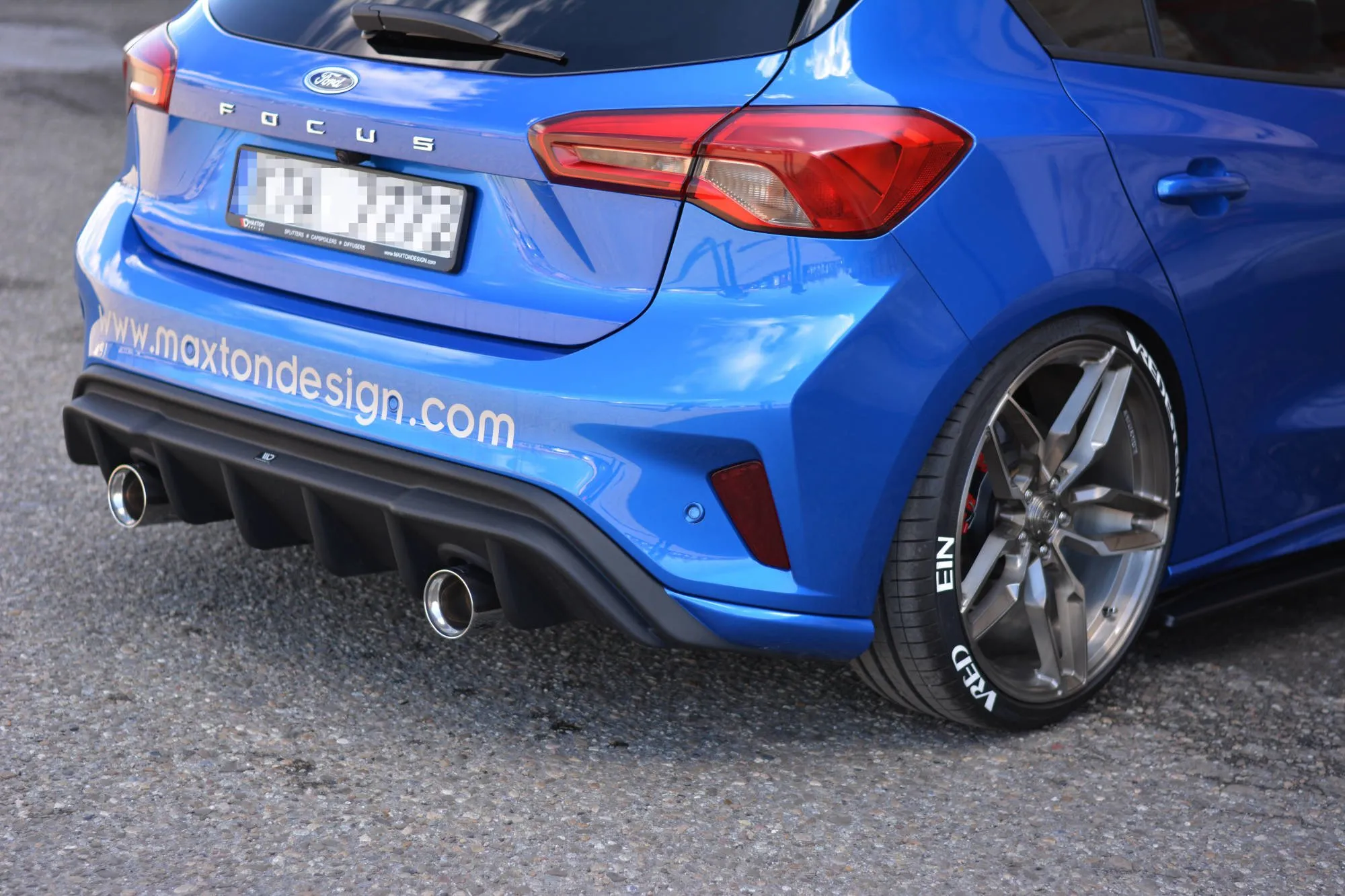 Diffuser Ford Focus ST-Line Mk4 2018 -> | Glossy Black Edition
