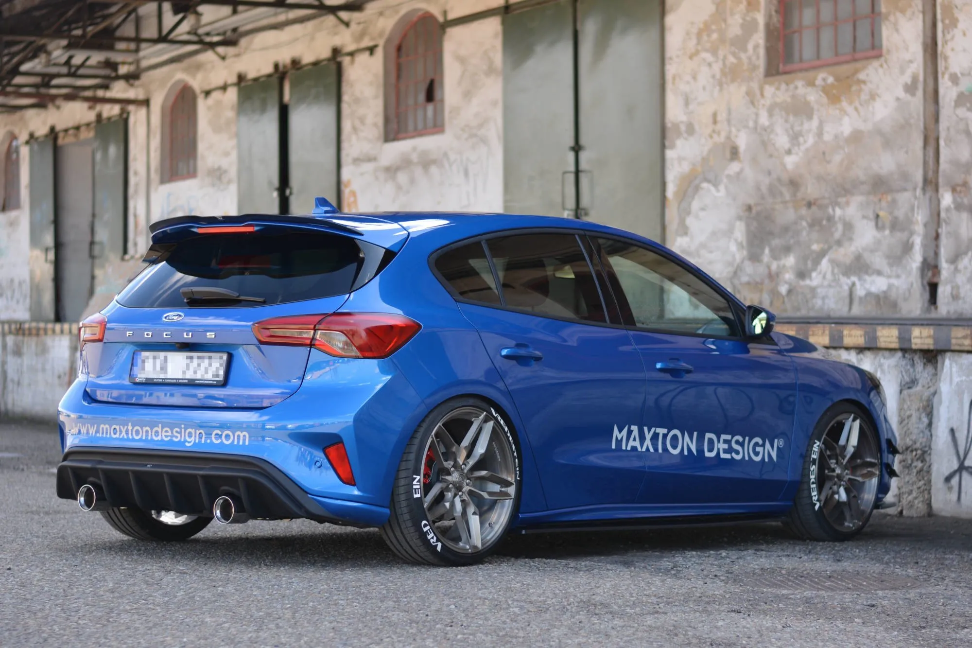 Diffuser Ford Focus ST-Line Mk4 2018 -> | Glossy Black Edition – bilde 2