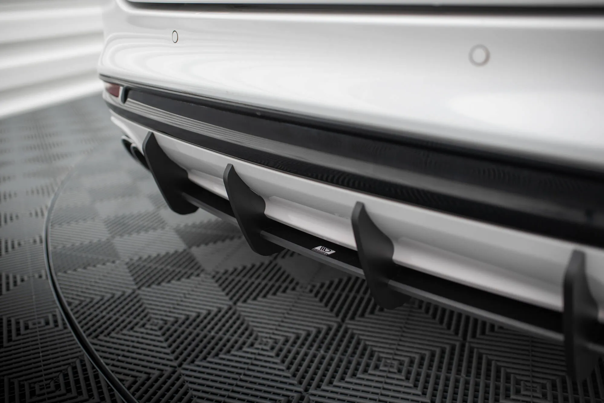 Diffuser Ford Mondeo Sport mk5 facelift 2019 - 2022 / Ford Fusion Sport (usa) mk2 facelift 2019 - 2020 | Street Pro Black Edition – bilde 3