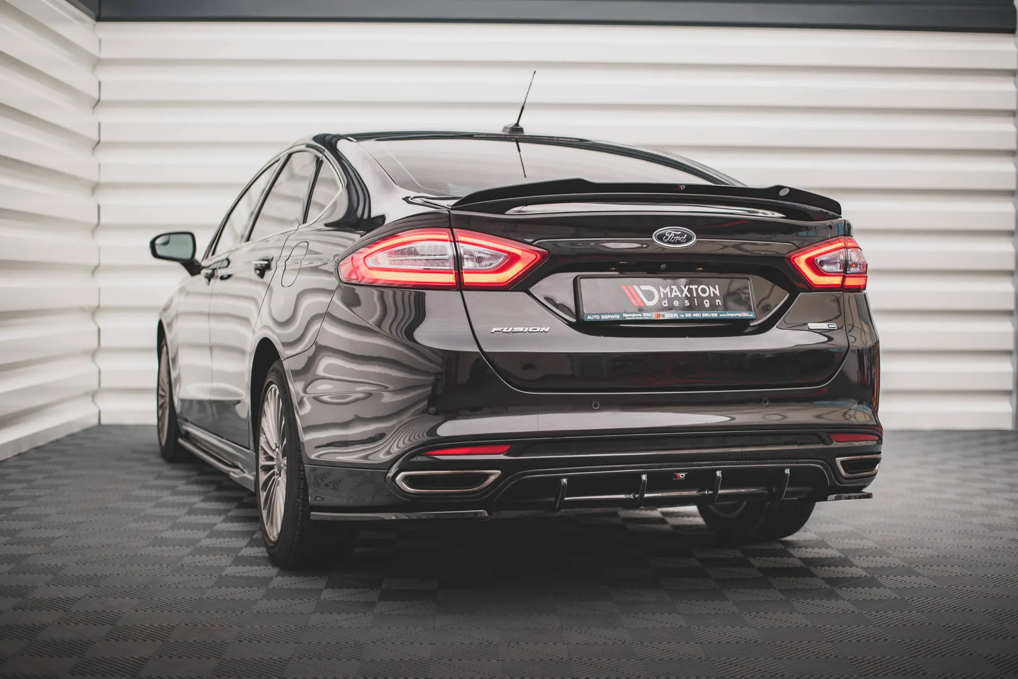 Diffuser Ford Mondeo V Pre-Facelift 2014 - 2019 | Glossy Black Edition