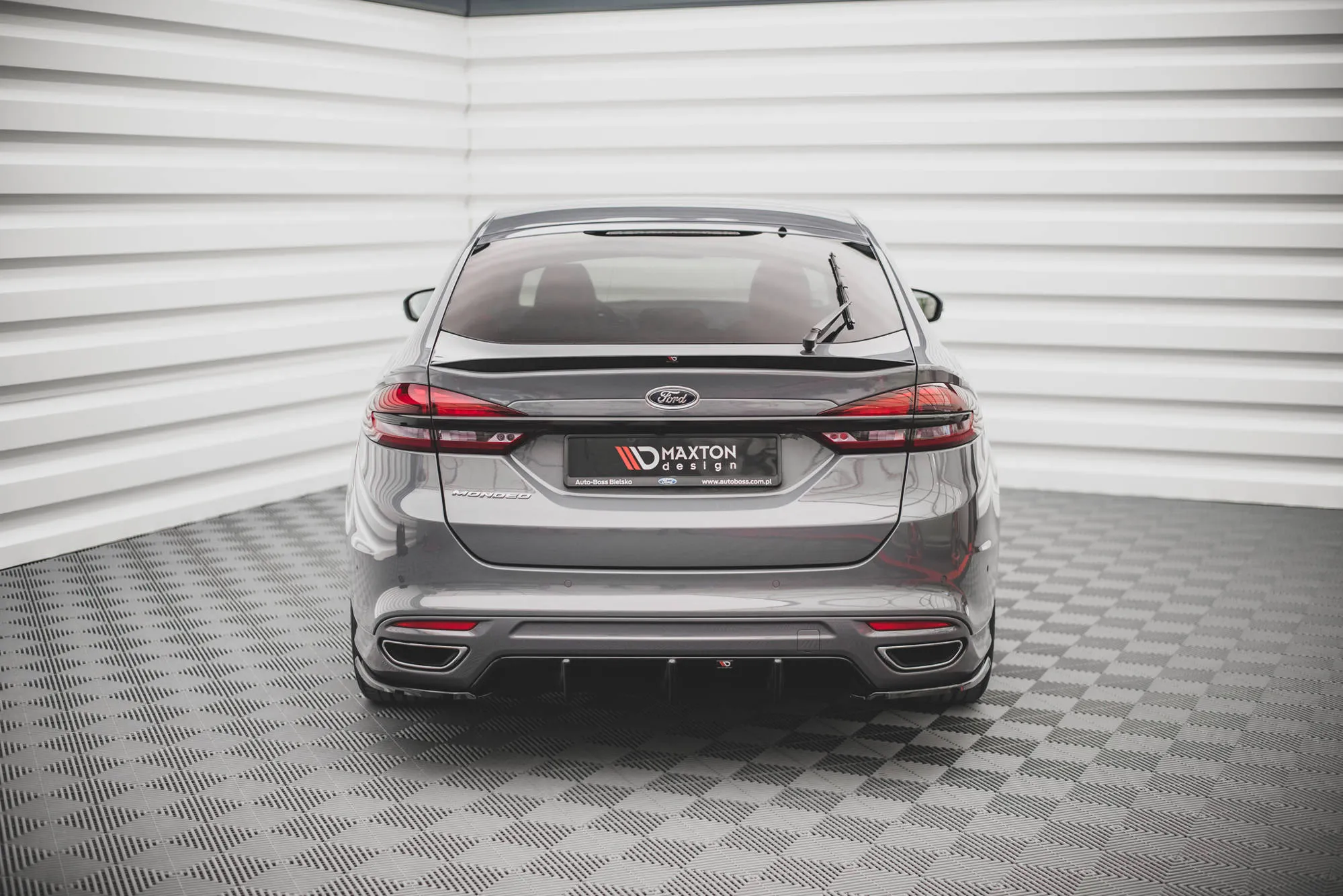 Diffuser Ford Mondeo V ST-Line Facelift 2019 - 2022 | Glossy Black Edition