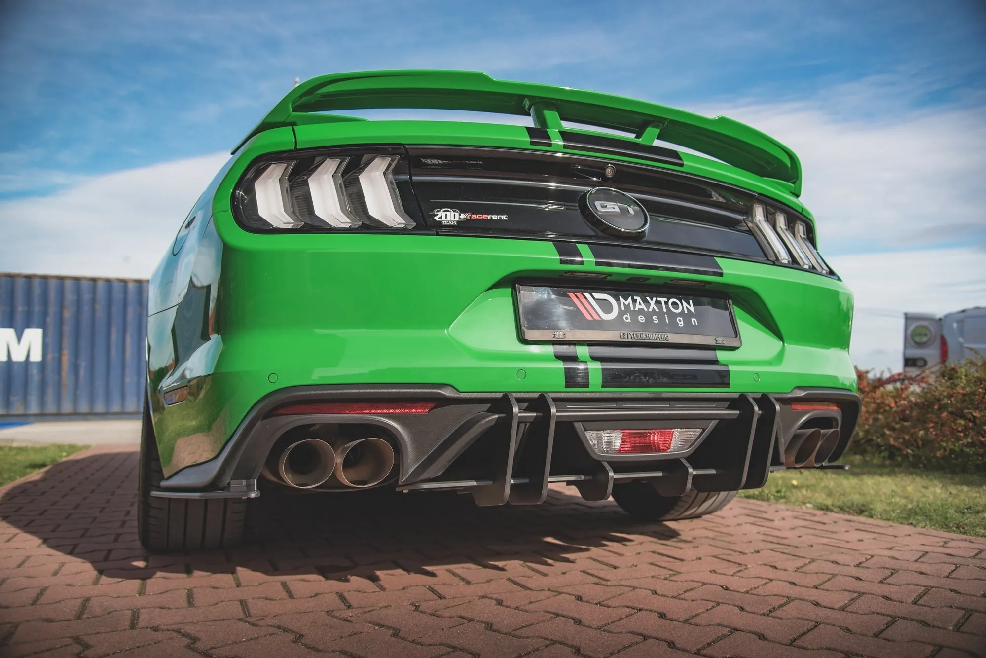 Diffuser Ford Mustang GT (Mk6) Facelift 2017-> | Street Pro Black Edition – bilde 3