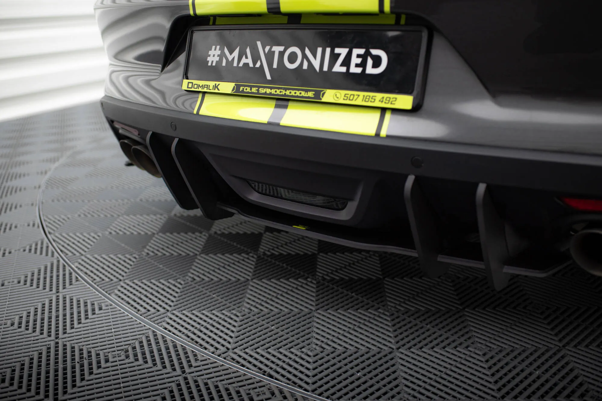 Diffuser Ford Mustang GT VI 2014 - 2017 | Street Pro Black Edition – bilde 3