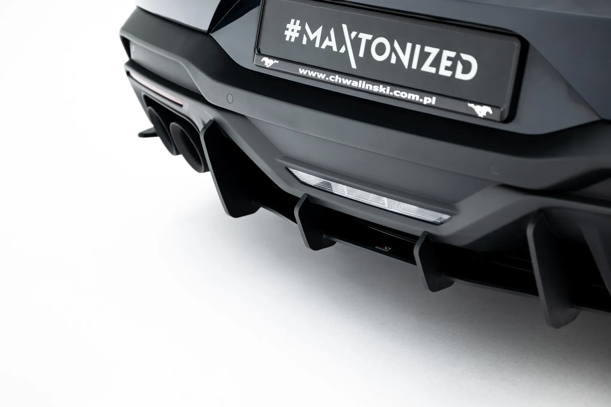 Diffuser Ford Mustang (Mk7) 2023-2026 | Street Pro Black Edition – bilde 4