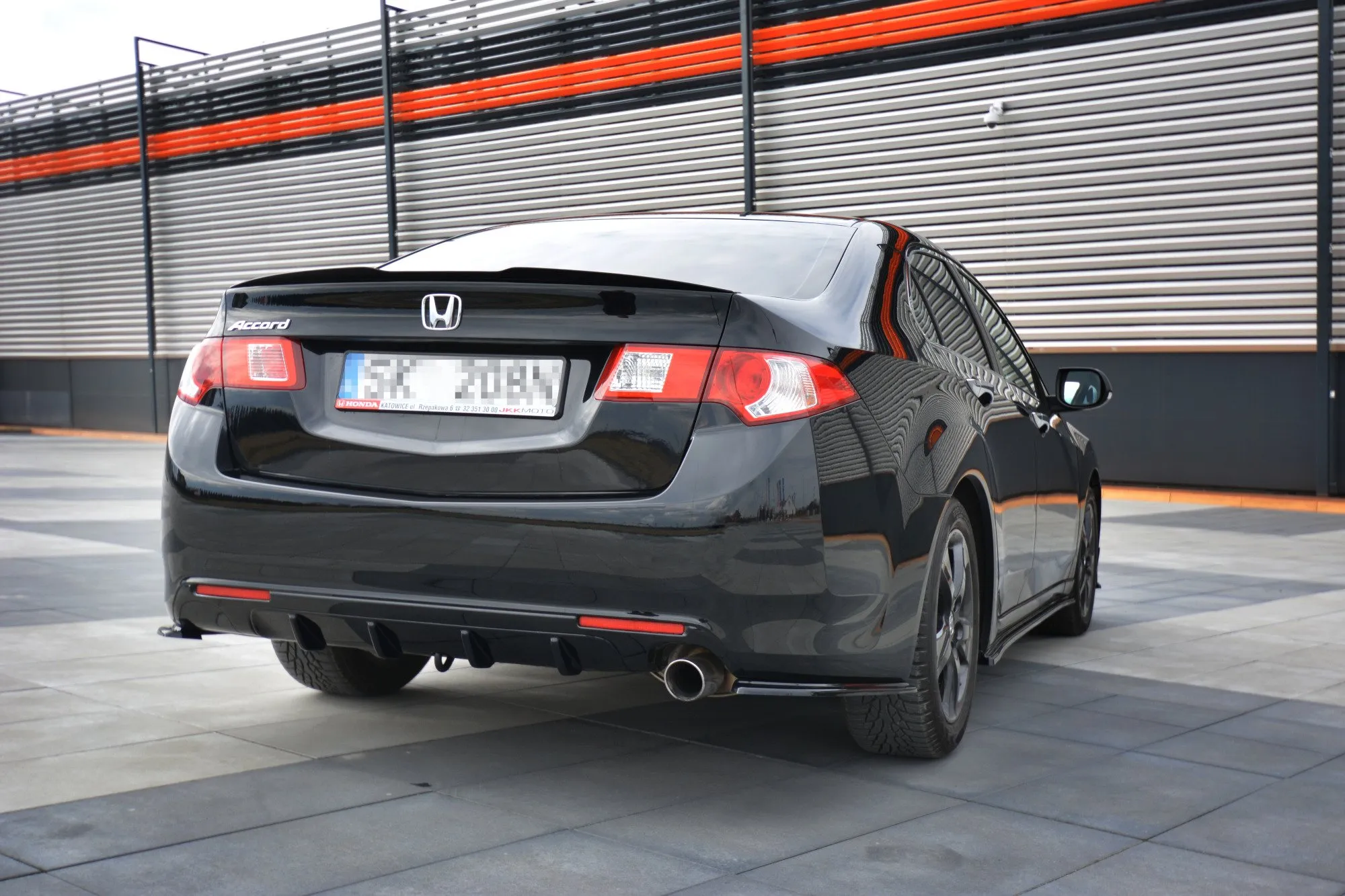 Diffuser Honda Accord MK8 Sedan 2008 - 2011 | Glossy Black Edition