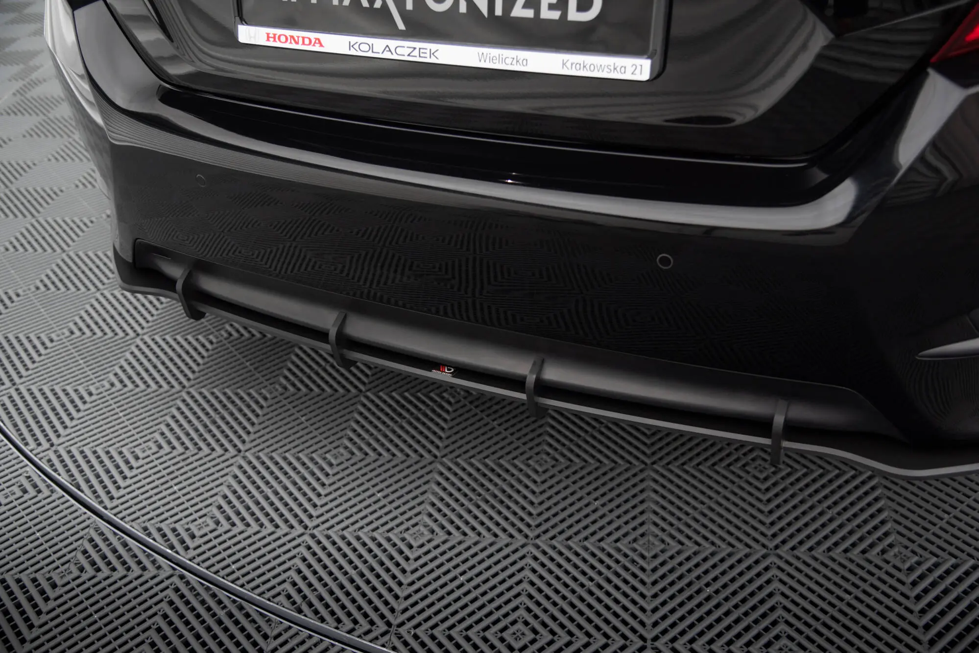 Diffuser Honda Civic mk10 2017 - 2022 | Street Pro Black Edition