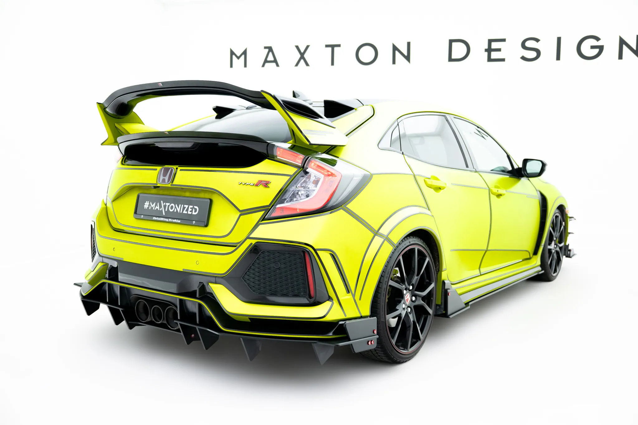 Diffuser Honda Civic X Type-R 2017-> | Street Pro Black Edition
