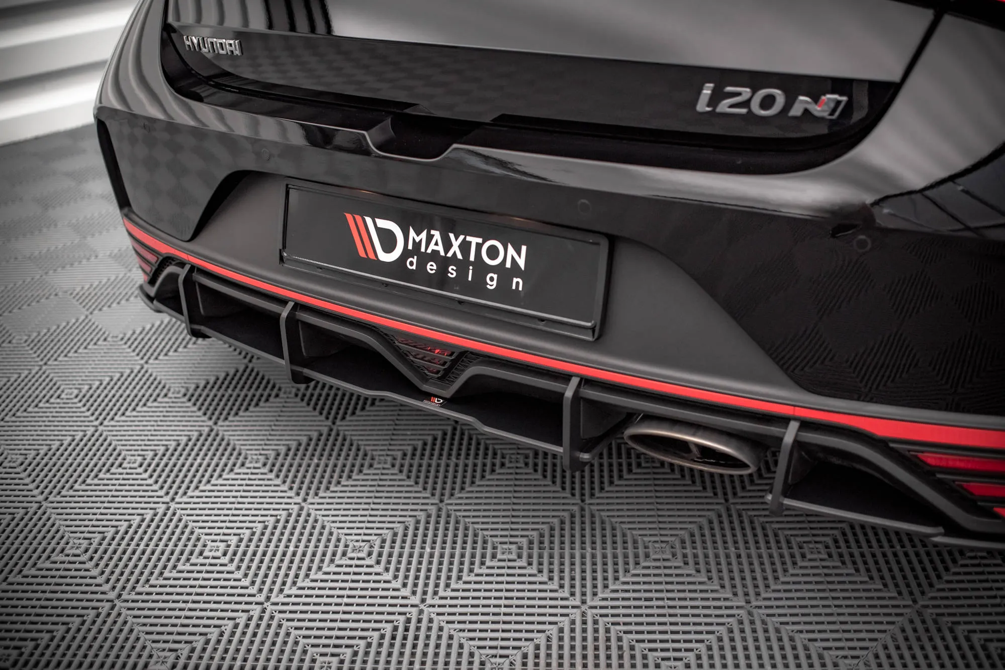 Diffuser Hyundai i20 III N 2020 - 2023 | Street Pro Black Edition – bilde 4