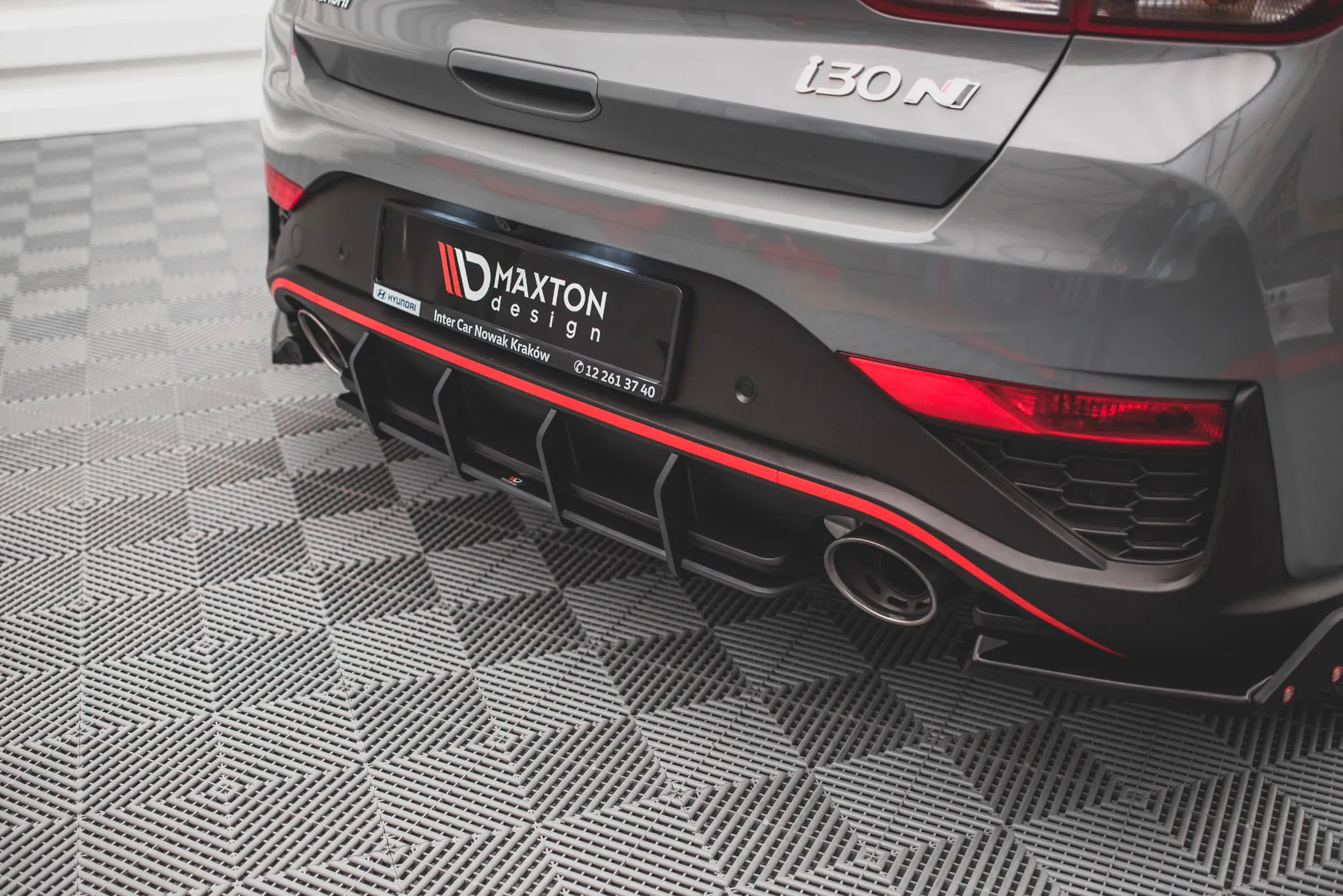 Diffuser Hyundai i30 III N Facelift 2020 -> | Street Pro Black Edition