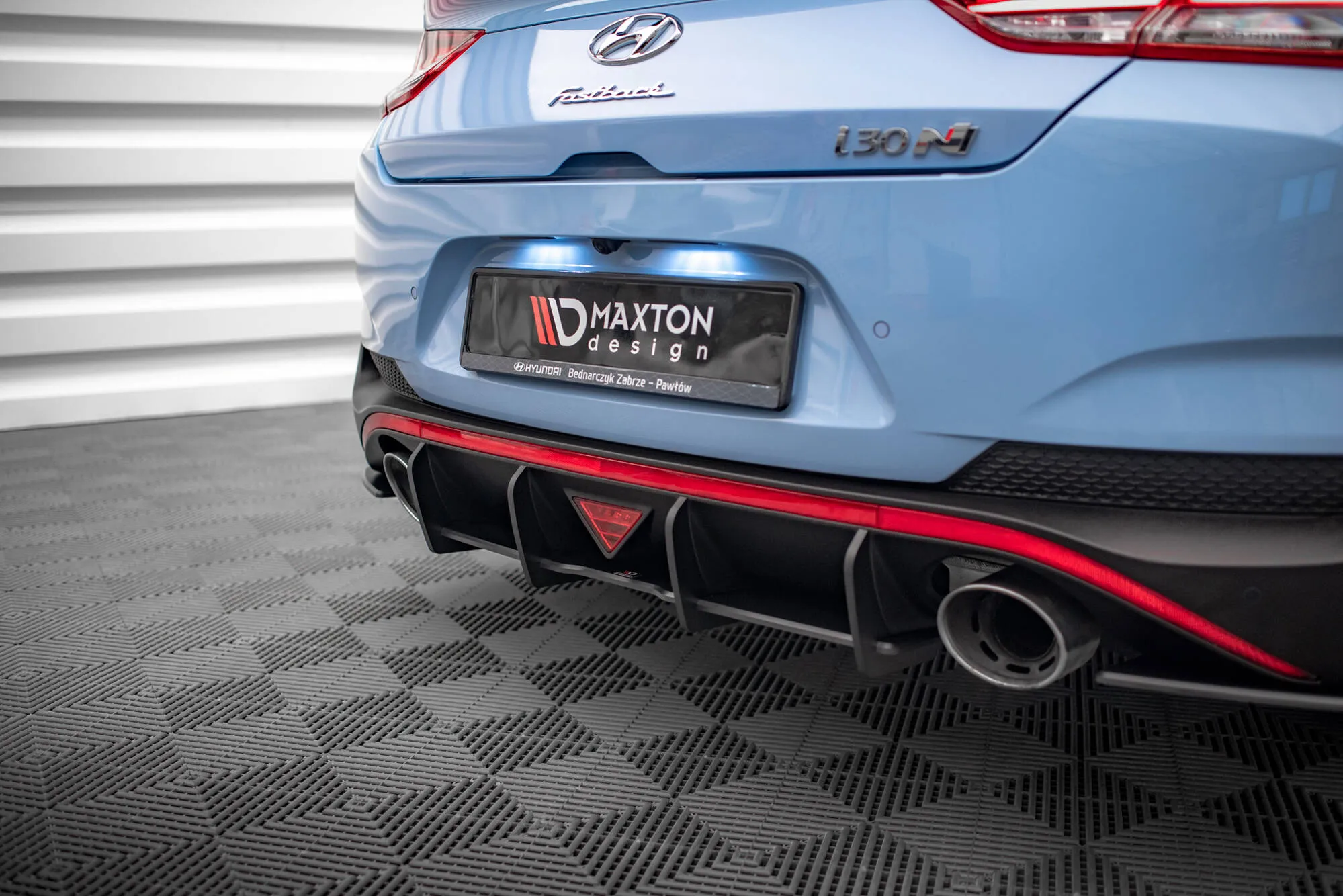 Diffuser Hyundai i30 III N Fastback Facelift 2020 -> | Street Pro Black Edition – bilde 2
