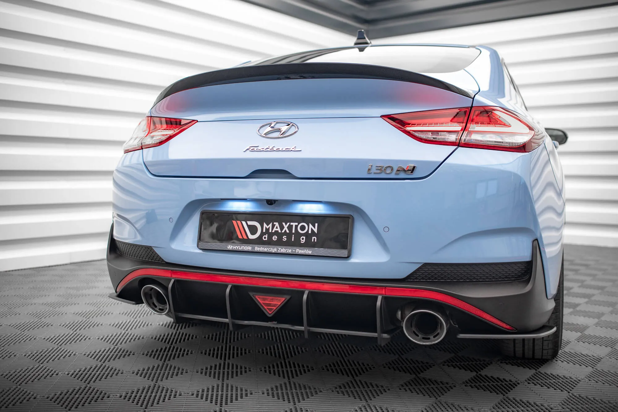 Diffuser Hyundai i30 III N Fastback Facelift 2020 -> | Street Pro Black Edition – bilde 5