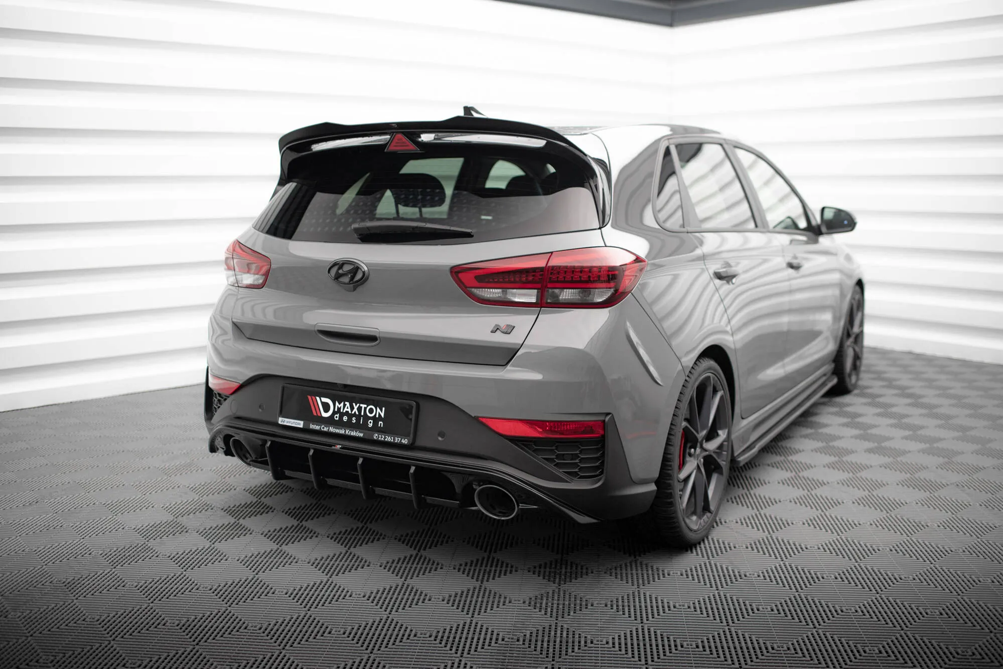 Diffuser Hyundai i30 III N / i30 III Fastback Facelift 2020-> | Glossy Black Edition