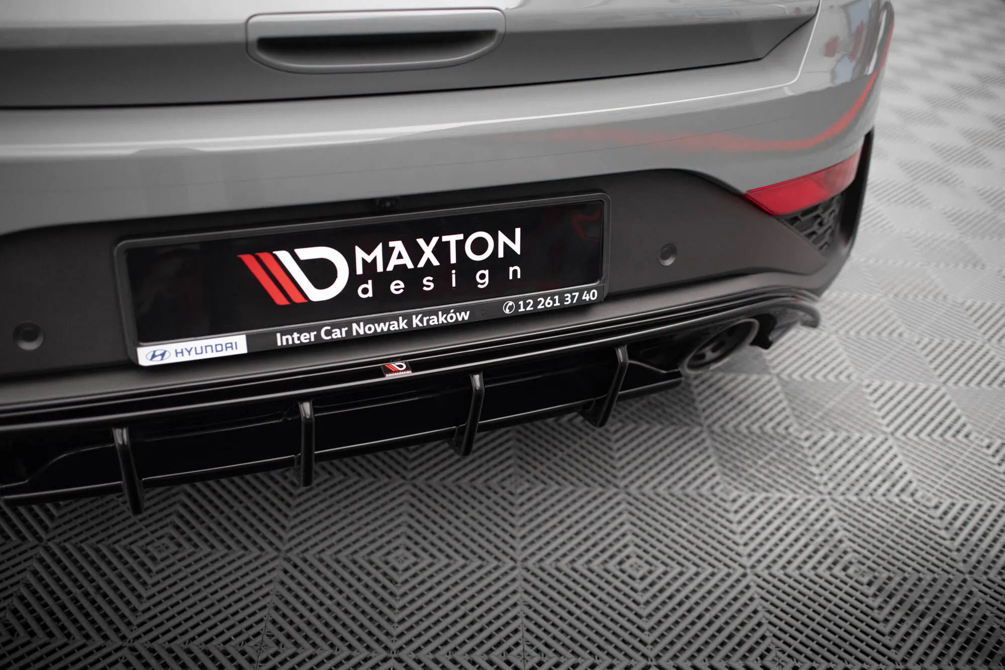 Diffuser Hyundai i30 III N / i30 III Fastback Facelift 2020-> | Glossy Black Edition – bilde 2