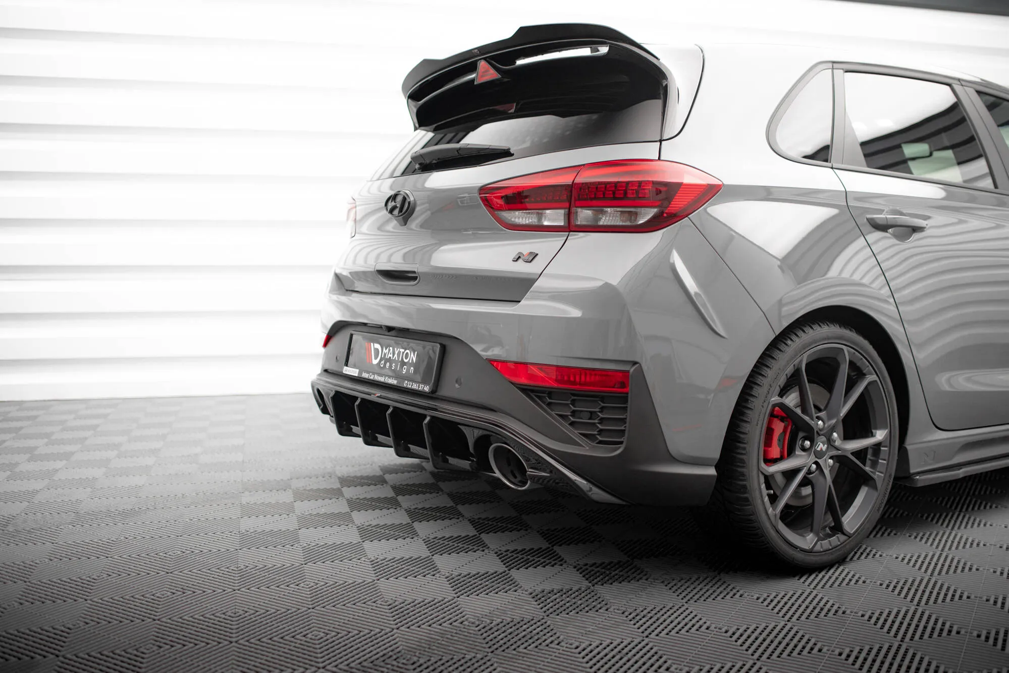 Diffuser Hyundai i30 III N / i30 III Fastback Facelift 2020-> | Glossy Black Edition – bilde 3