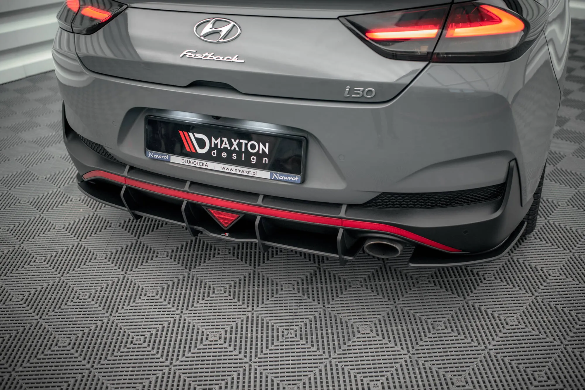 Diffuser Hyundai I30 (Mk3 Facelift) 2020-2026 | Street Pro Black Edition