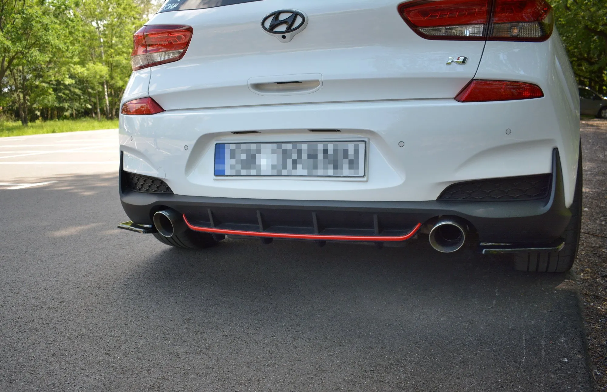 Diffuser Hyundai I30 N III 2017 - 2020 | Glossy Black Edition