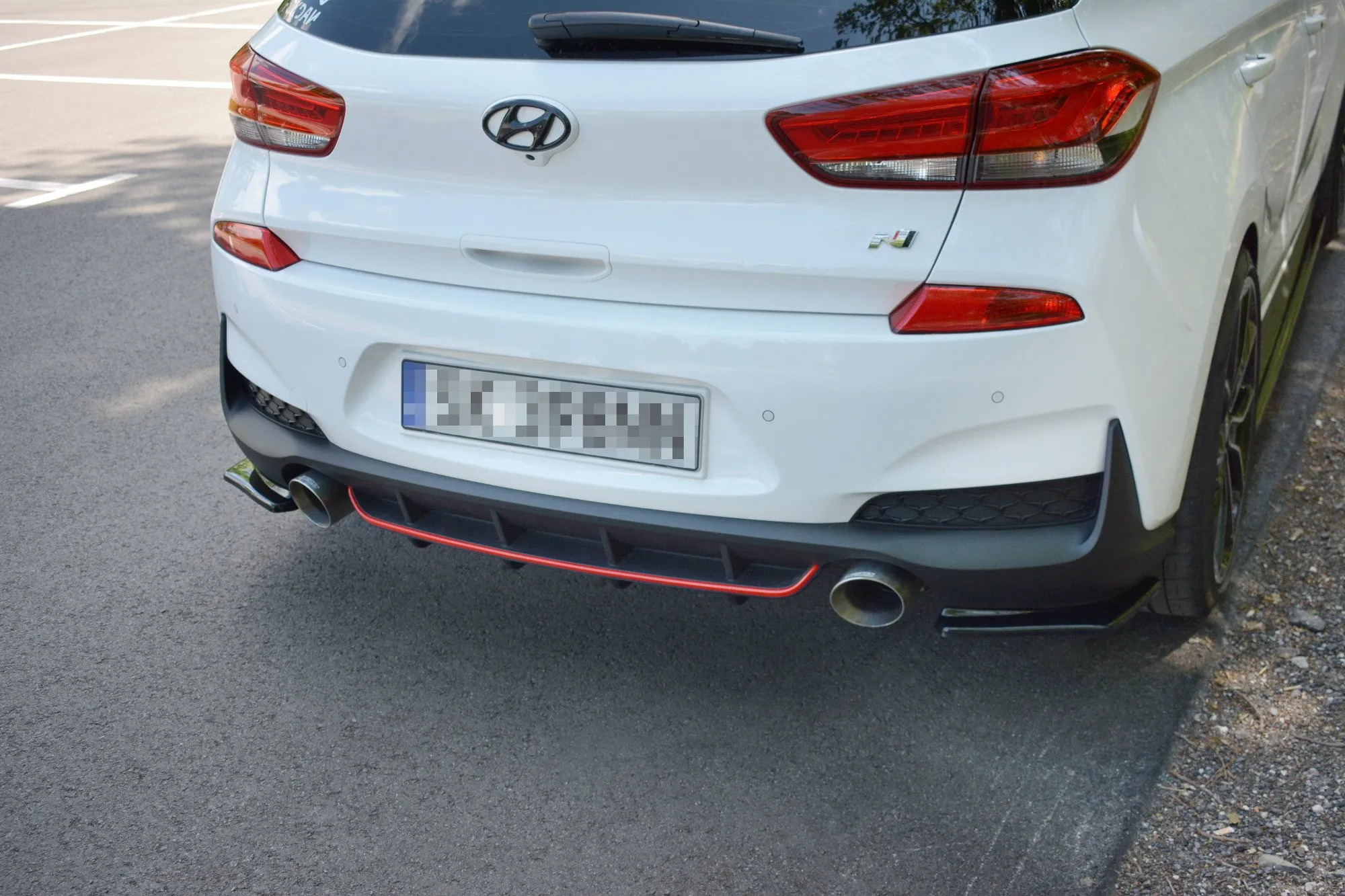 Diffuser Hyundai I30 N III 2017 - 2020 | Glossy Black Edition – bilde 3