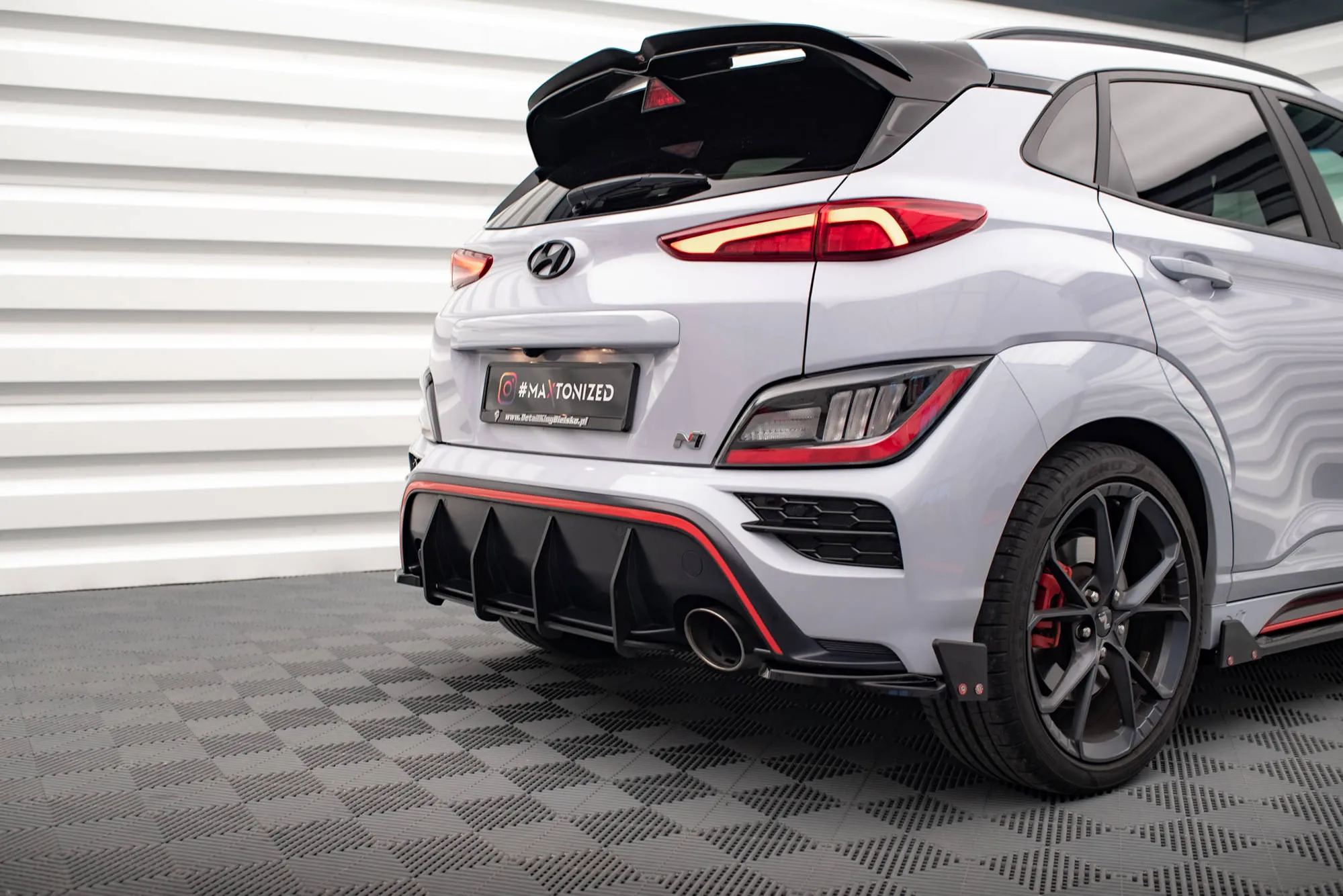Diffuser Hyundai Kona N (I) 2021 - 2026 | Street Pro Black Edition – bilde 2