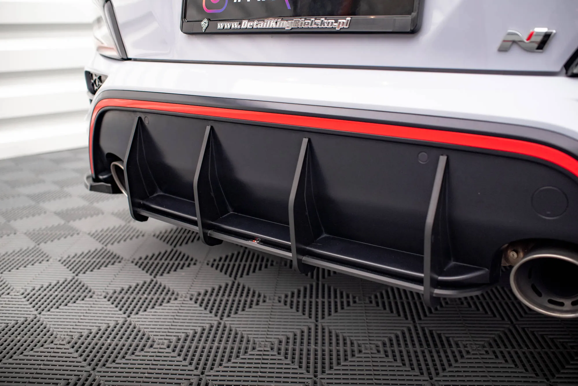 Diffuser Hyundai Kona N (I) 2021 - 2026 | Street Pro Black Edition – bilde 3