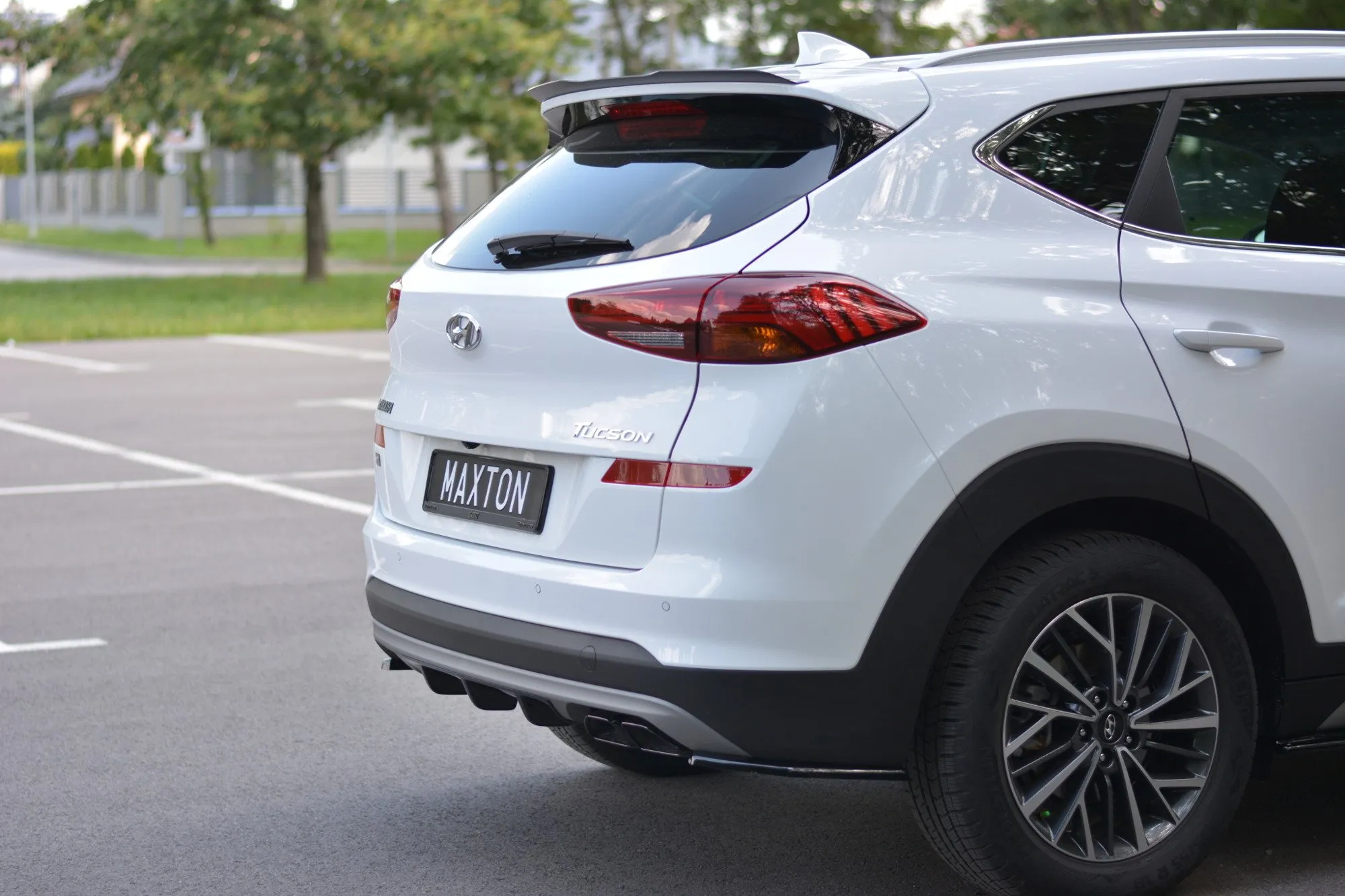 Diffuser Hyundai Tucson III Facelift 2018 - 2020 | Glossy Black Edition