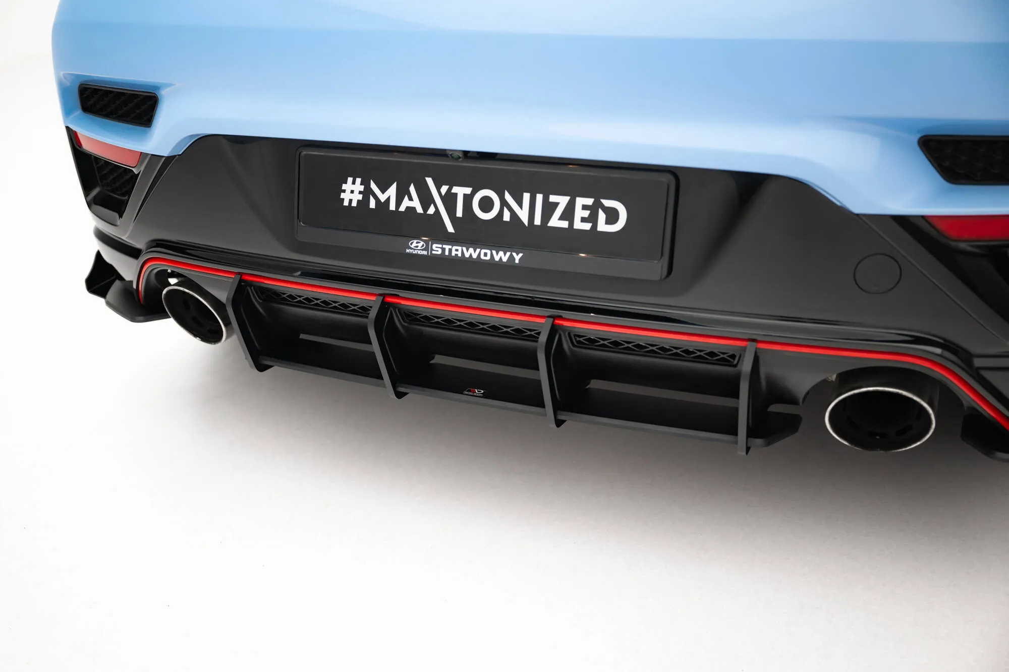 Diffuser Hyundai Veloster N II 2018 - 2022 | Street Pro Black Edition – bilde 2