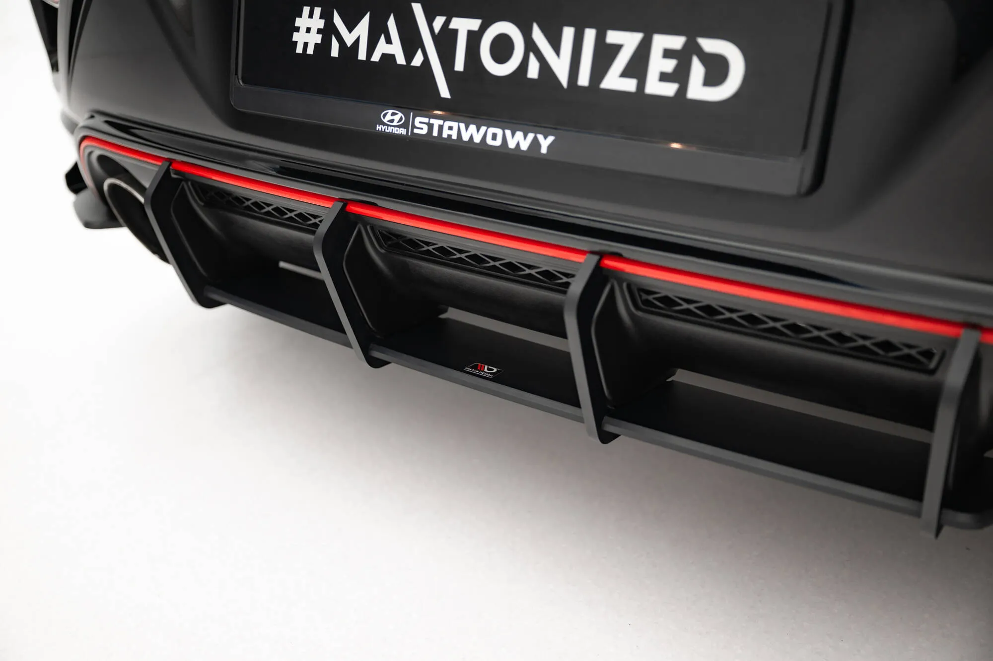 Diffuser Hyundai Veloster N II 2018 - 2022 | Street Pro Black Edition – bilde 3