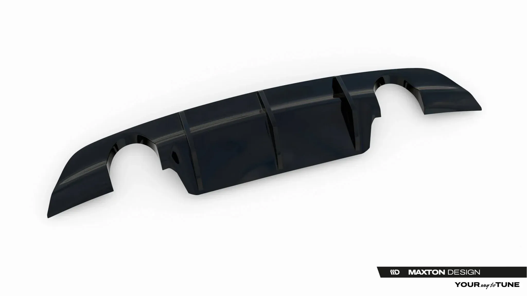 Diffuser Jaguar XE R-Dynamic (X760) Facelift 2019 - 2024 | Glossy Black Edition – bilde 5