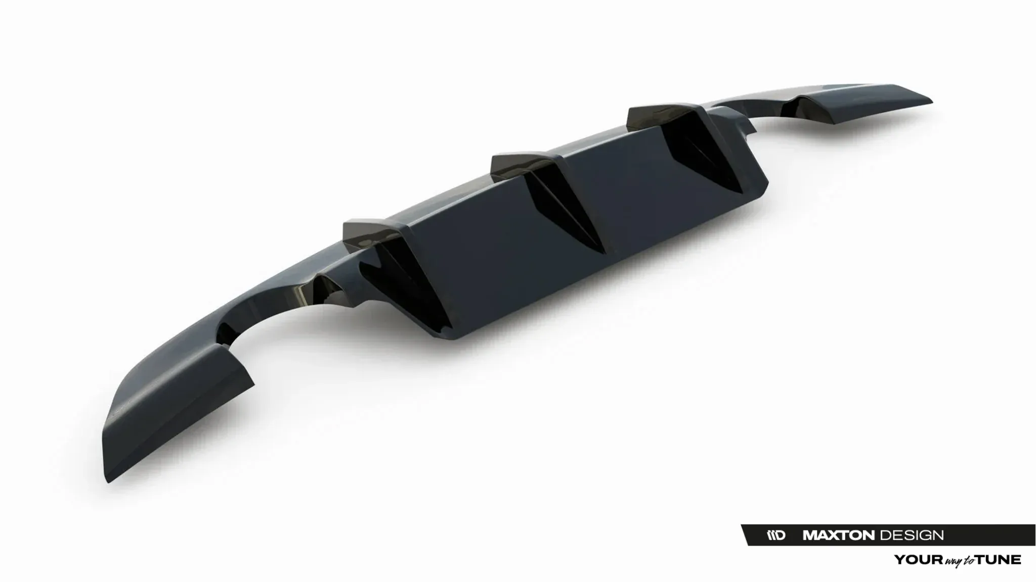 Diffuser Jaguar XE R-Dynamic (X760) Facelift 2019 - 2024 | Glossy Black Edition – bilde 6