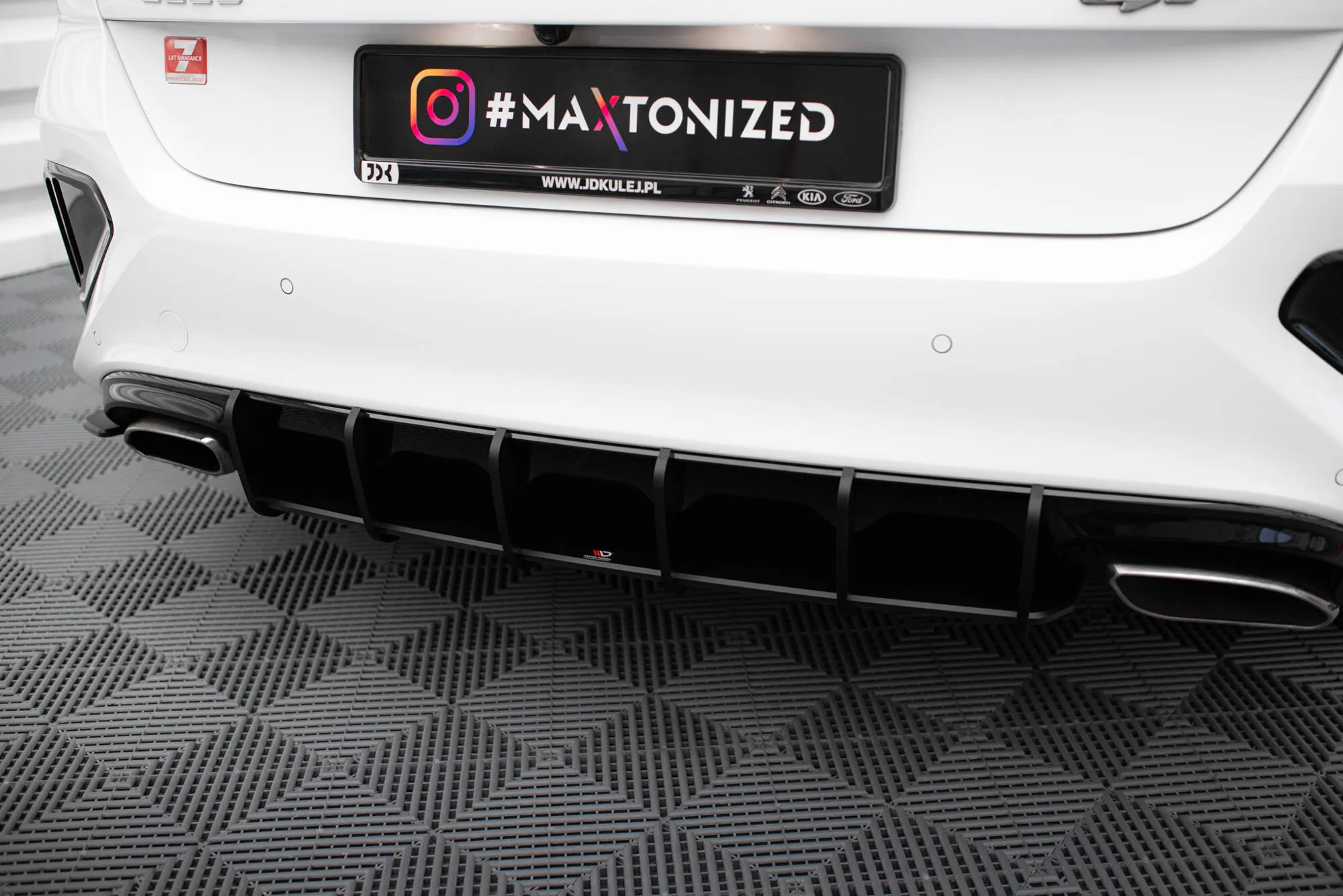 Diffuser Kia Ceed GT III / ProCeed I 2018 - 2022 | Street Pro Black Edition – bilde 3