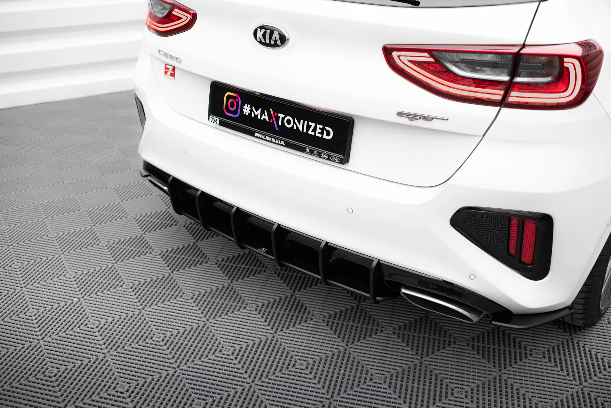 Diffuser Kia Ceed GT III / ProCeed I 2018 - 2022 | Street Pro Black Edition – bilde 5