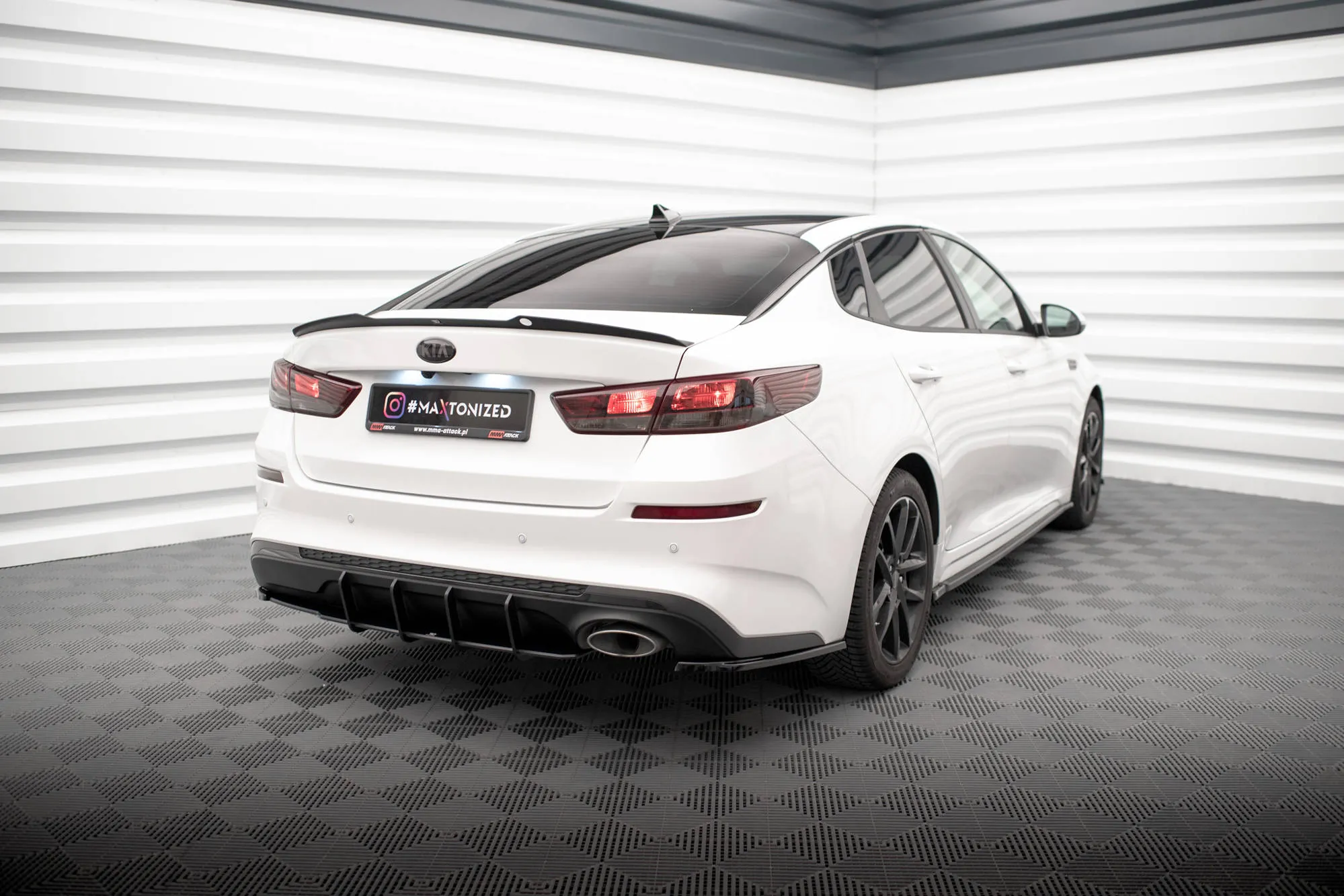 Diffuser Kia Optima (Mk4 Facelift) 2018-2020 | Street Pro Black Edition – bilde 2